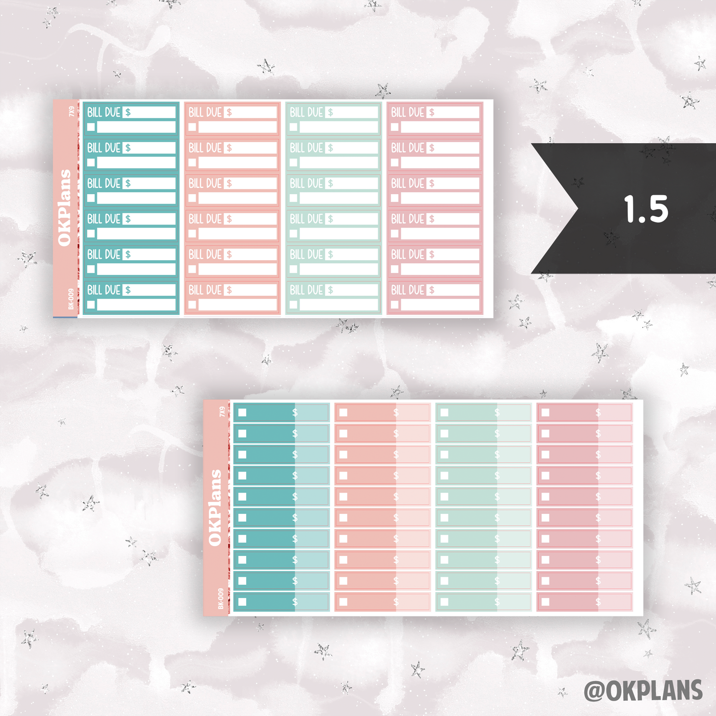 BK-009 // 7x9 // Printable // Budget Kit