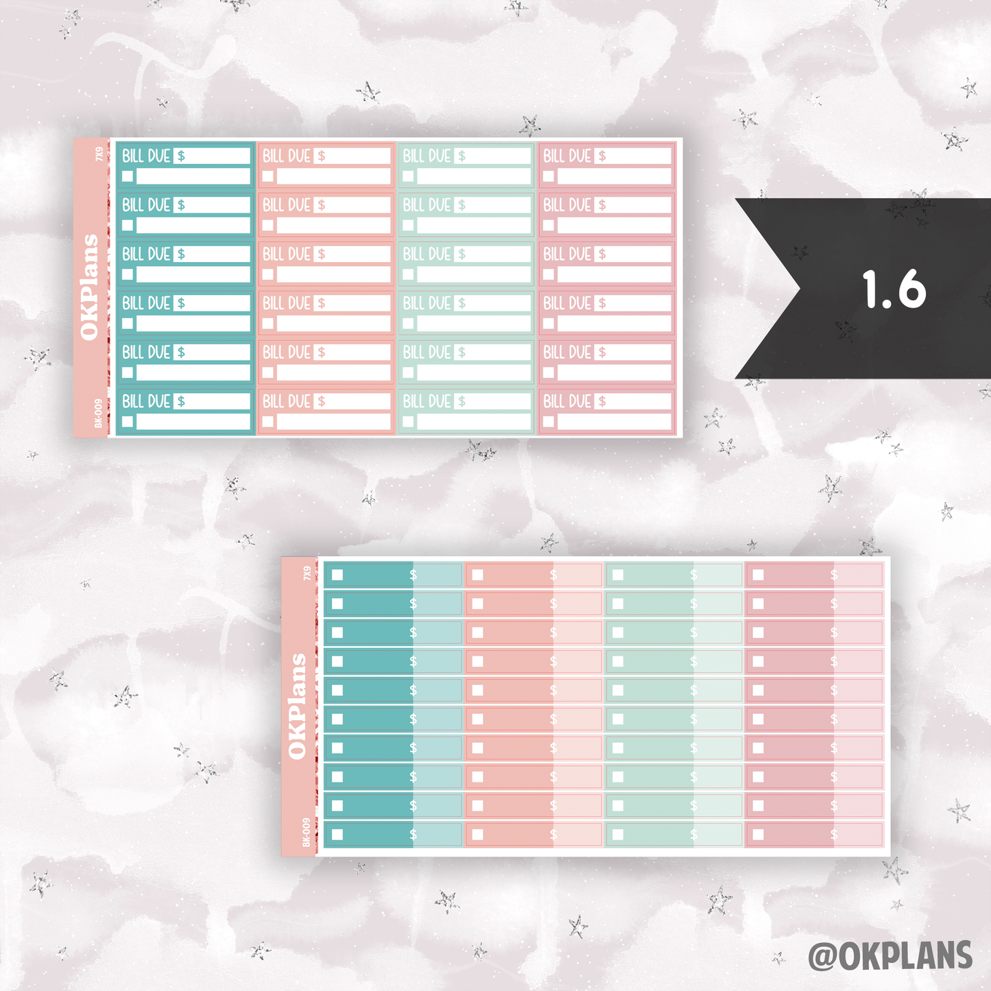 BK-009 // 7x9 // Printable // Budget Kit