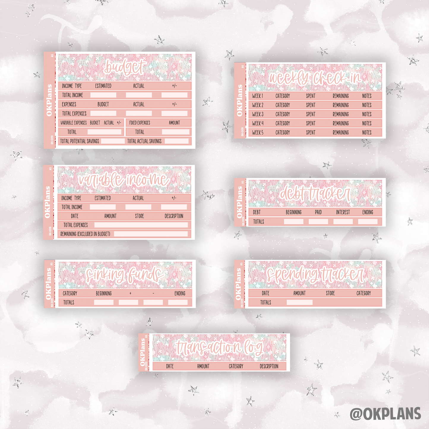 BK-009 // A5 // Printable // Budget Kit