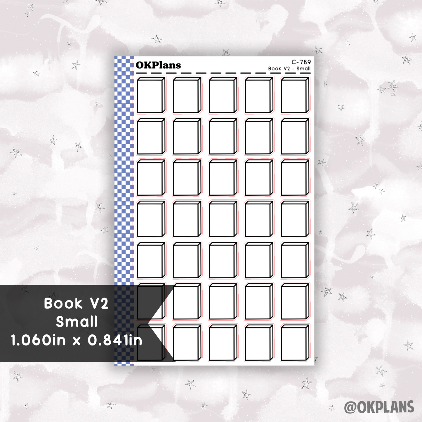 Book V2 - Small // Printable // C-789 // Functional