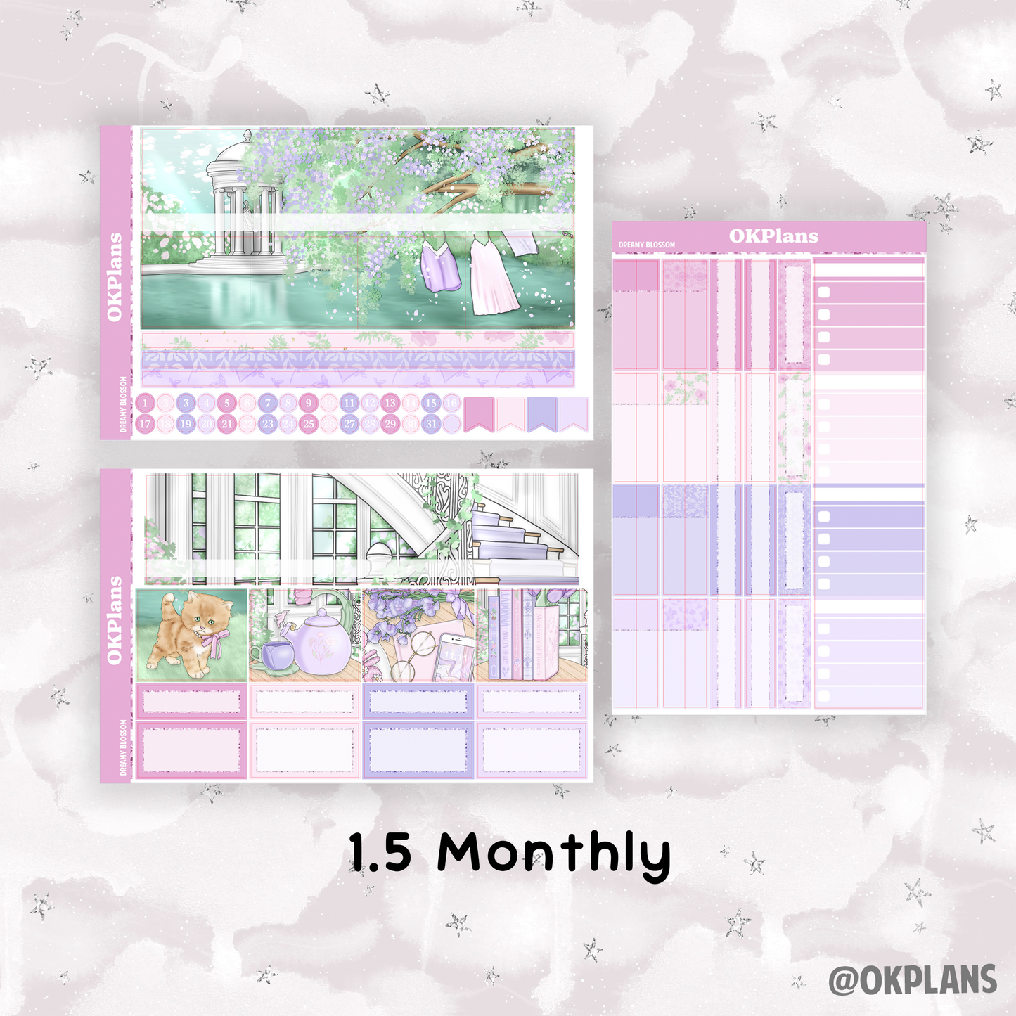 Dreamy Blossom // Monthly Kit // Printable