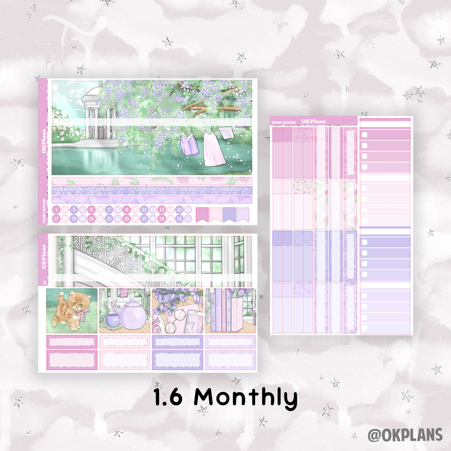 Dreamy Blossom // Monthly Kit // Printable