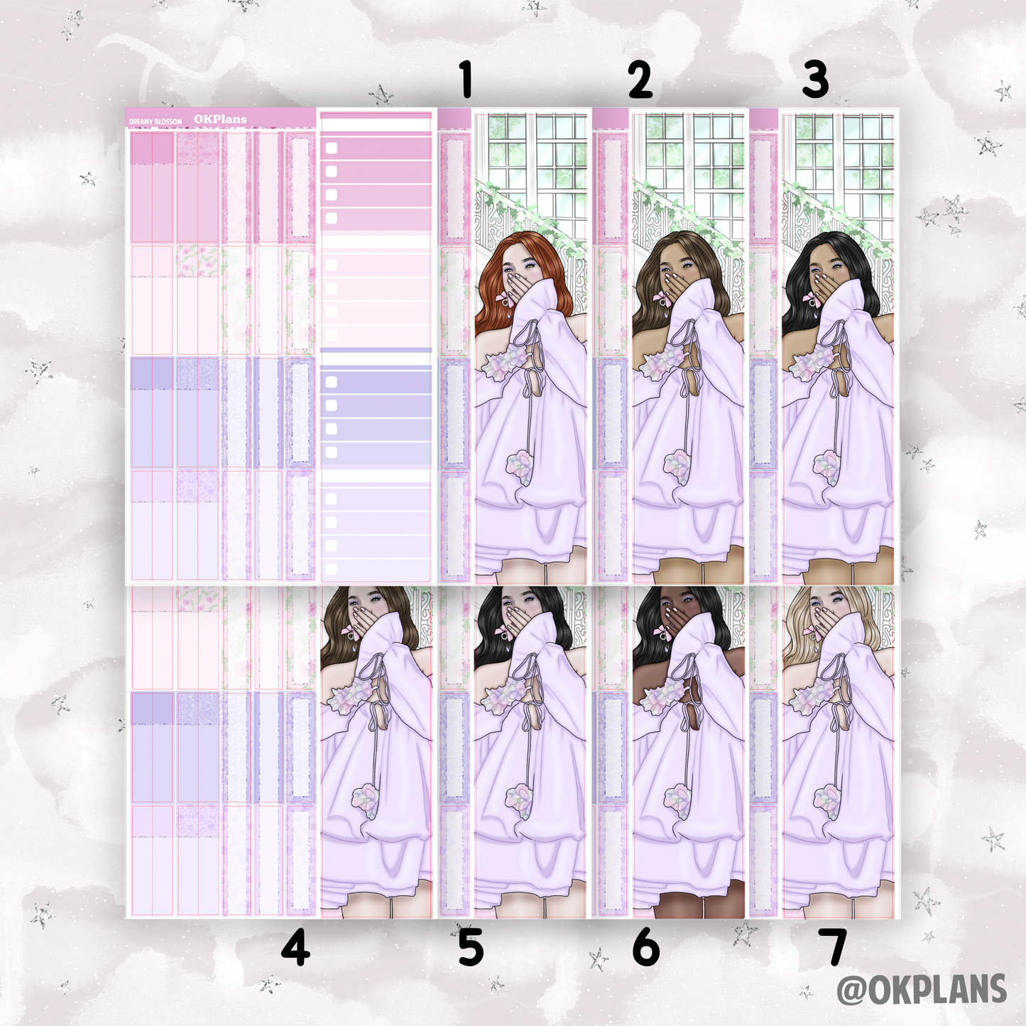 Dreamy Blossom // Monthly Kit // Printable