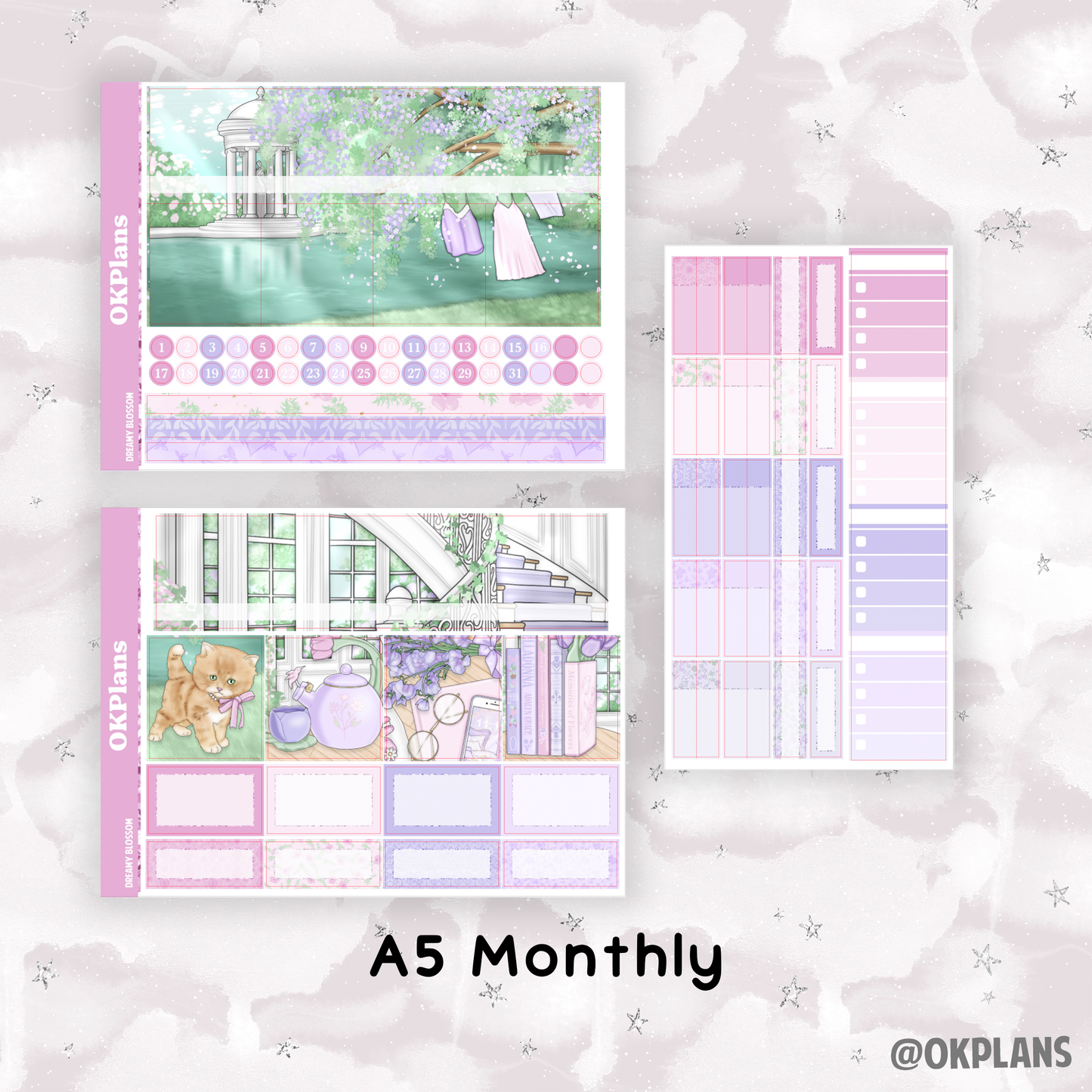 Dreamy Blossom // Monthly Kit // Printable
