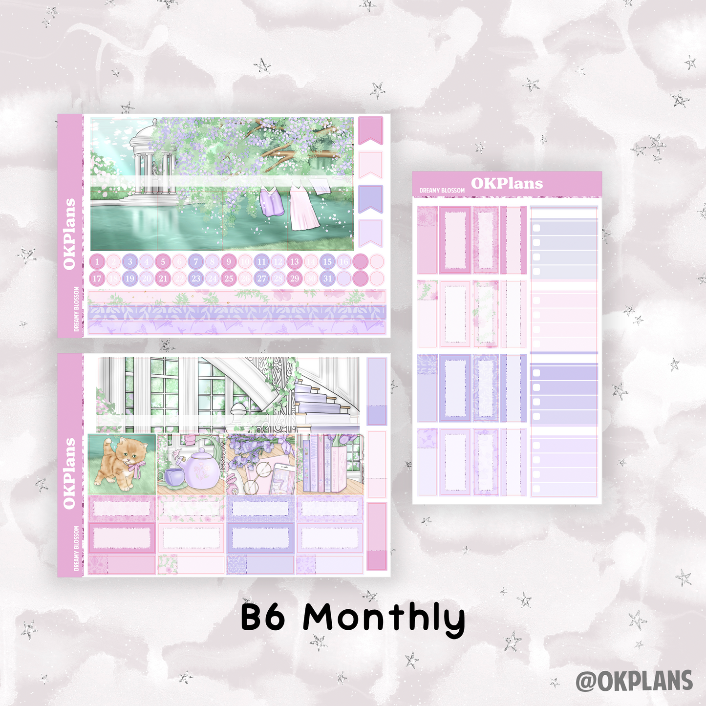 Dreamy Blossom // Monthly Kit // Printable