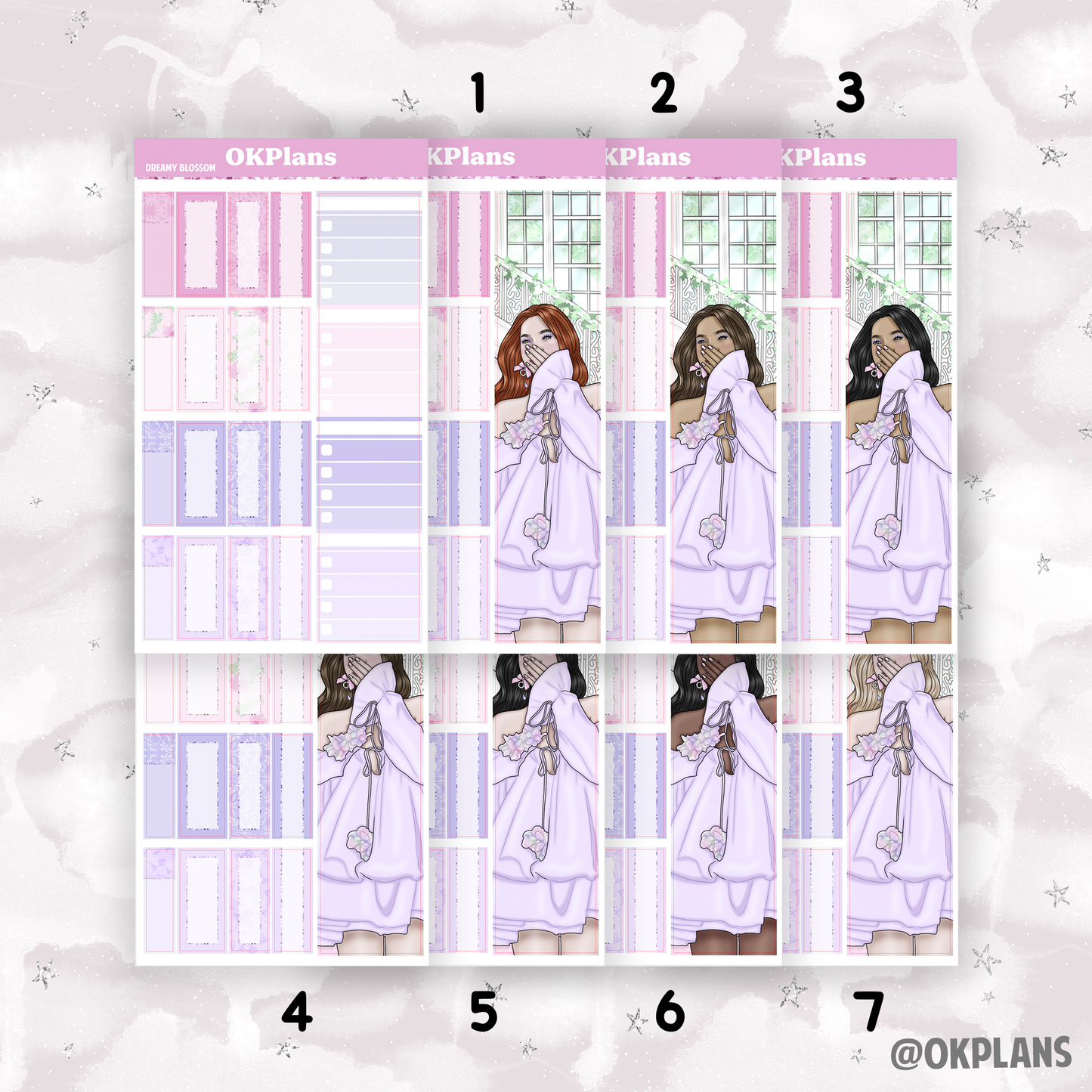 Dreamy Blossom // Monthly Kit // Printable