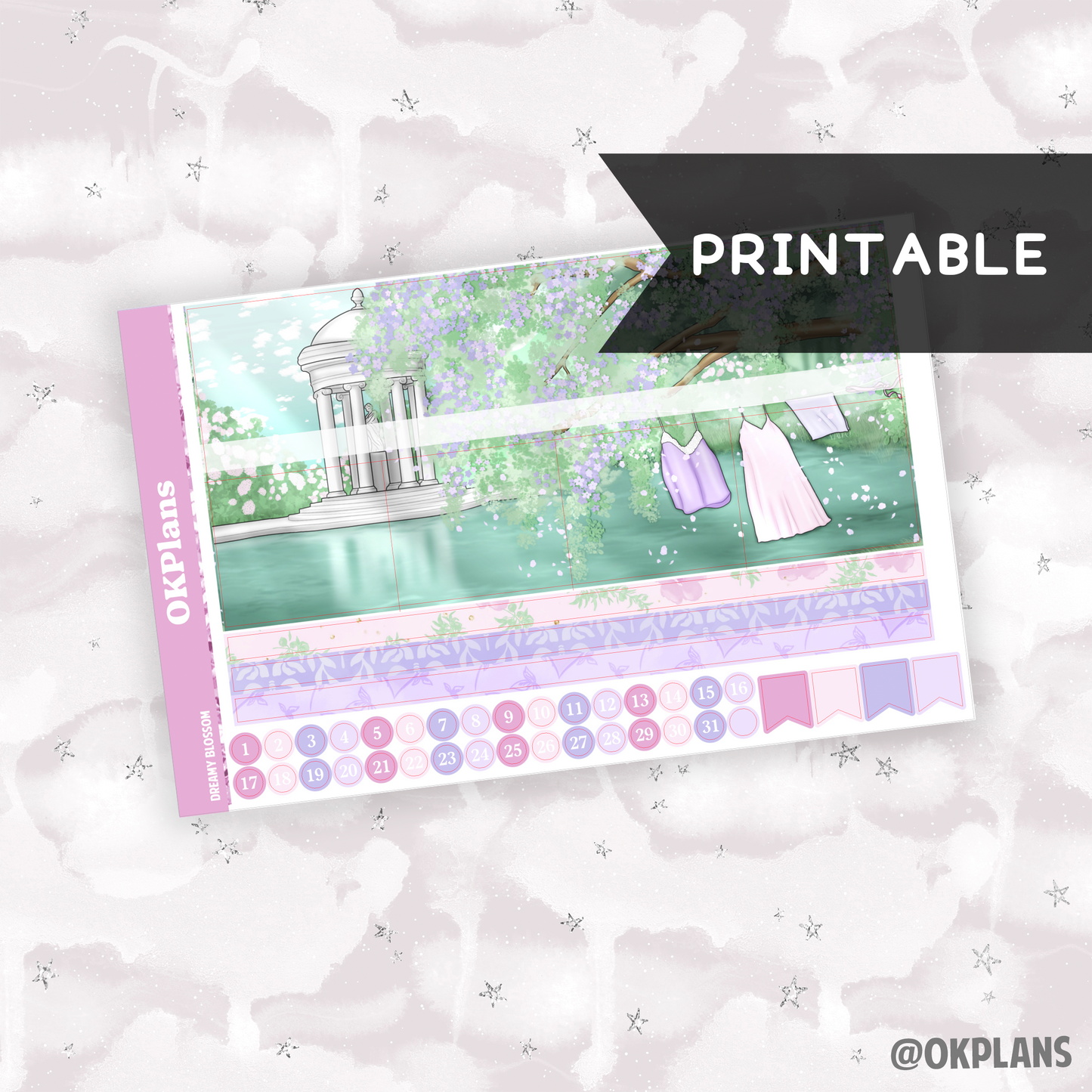Dreamy Blossom // Monthly Kit // Printable