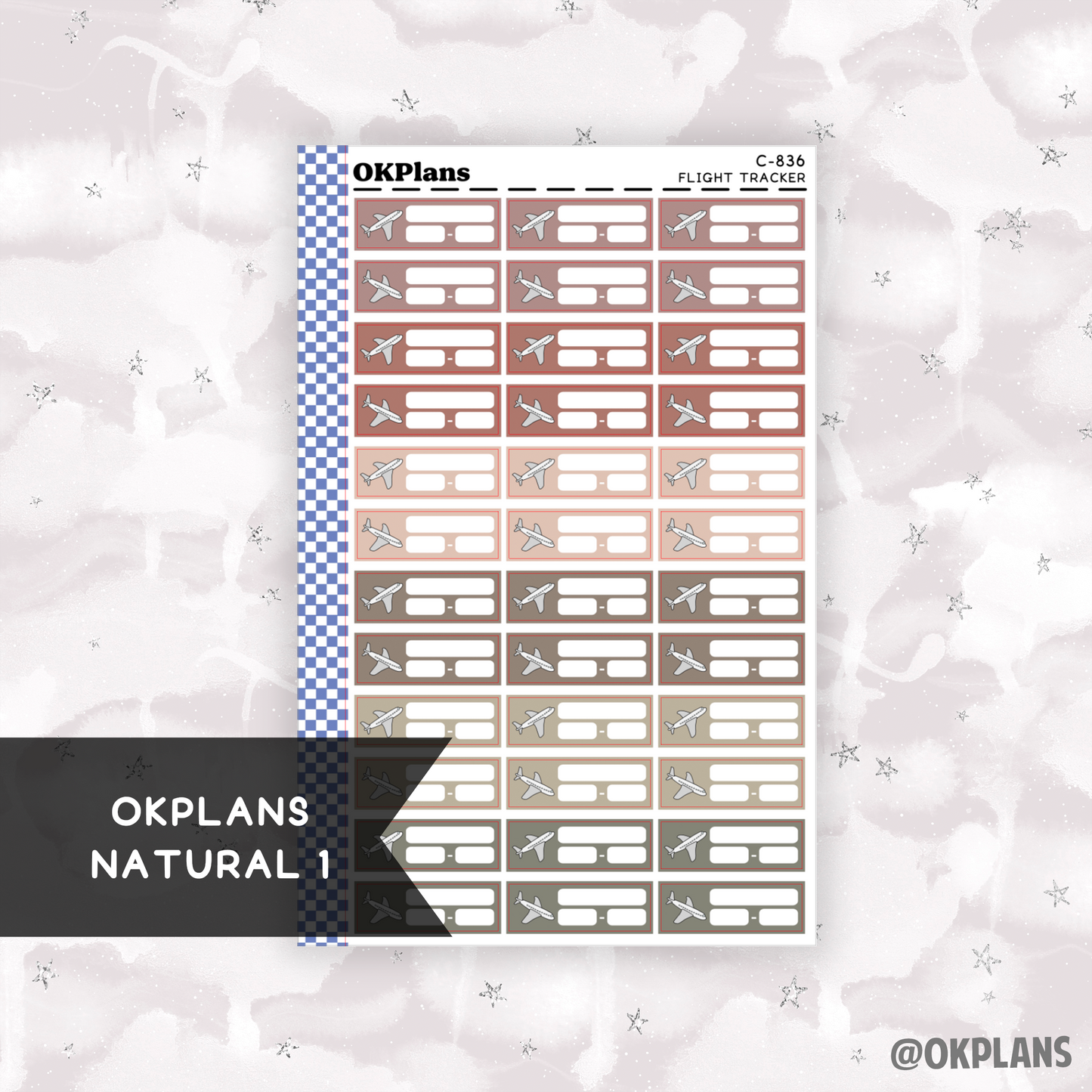 Flight Tracker // Printable // Multicolor Functional