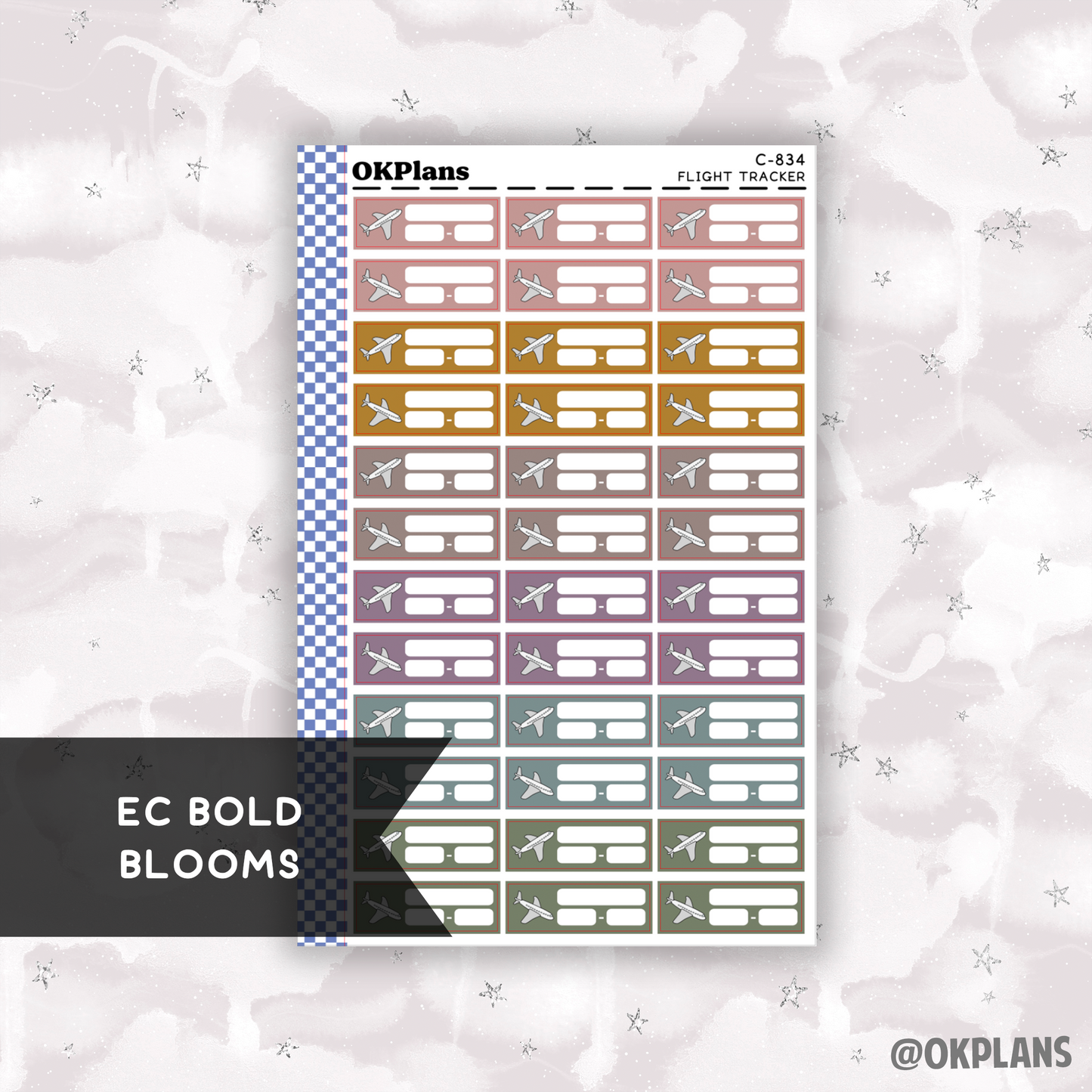 Flight Tracker // Printable // Multicolor Functional