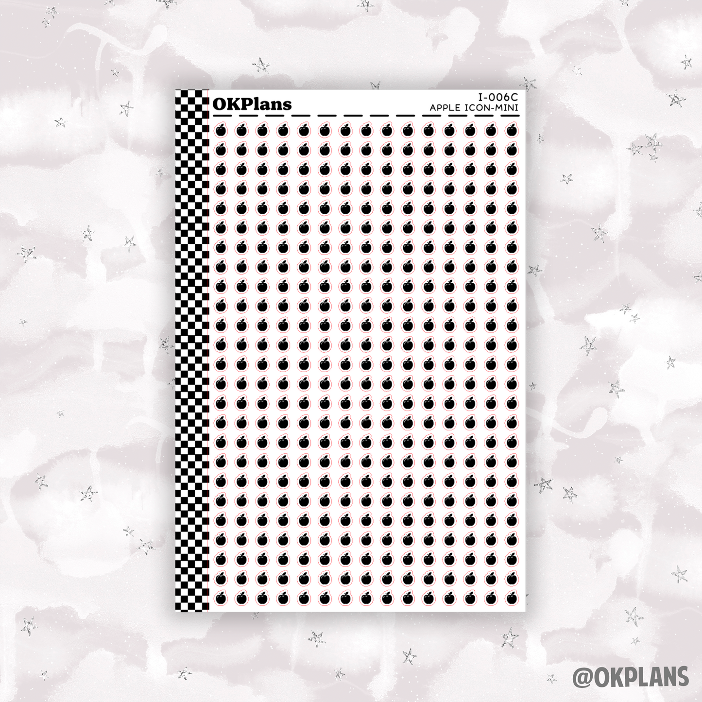 Apple // Printable // I-006 // Icons