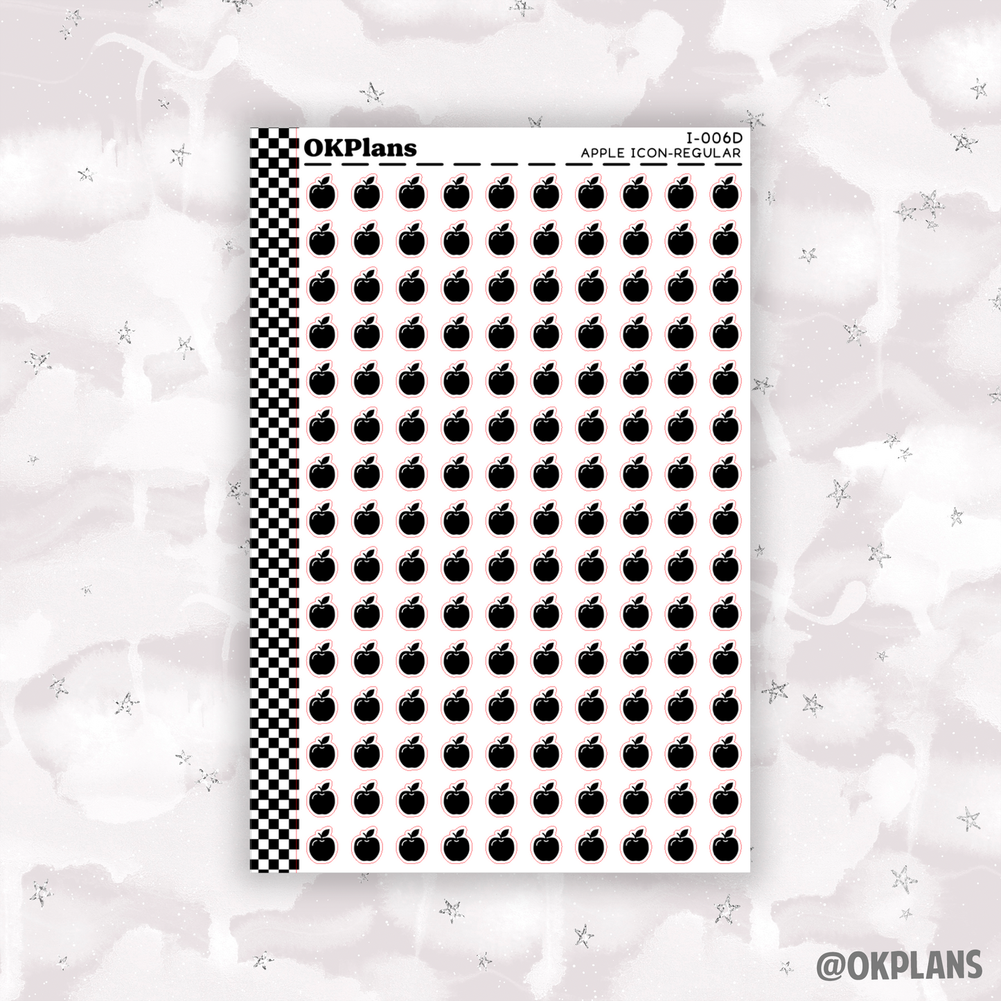 Apple // Printable // I-006 // Icons