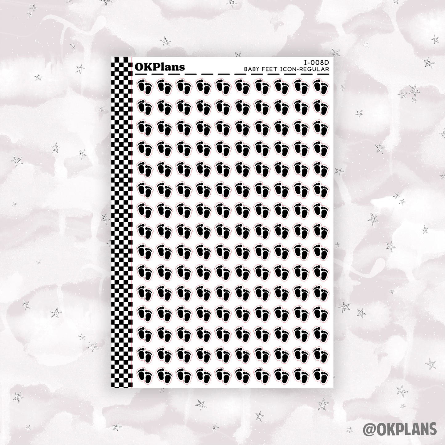 Baby Feet // Printable // I-008 // Icons