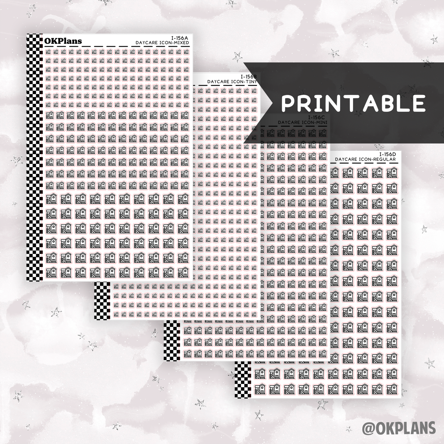 Daycare // Printable // I-156 // Icons