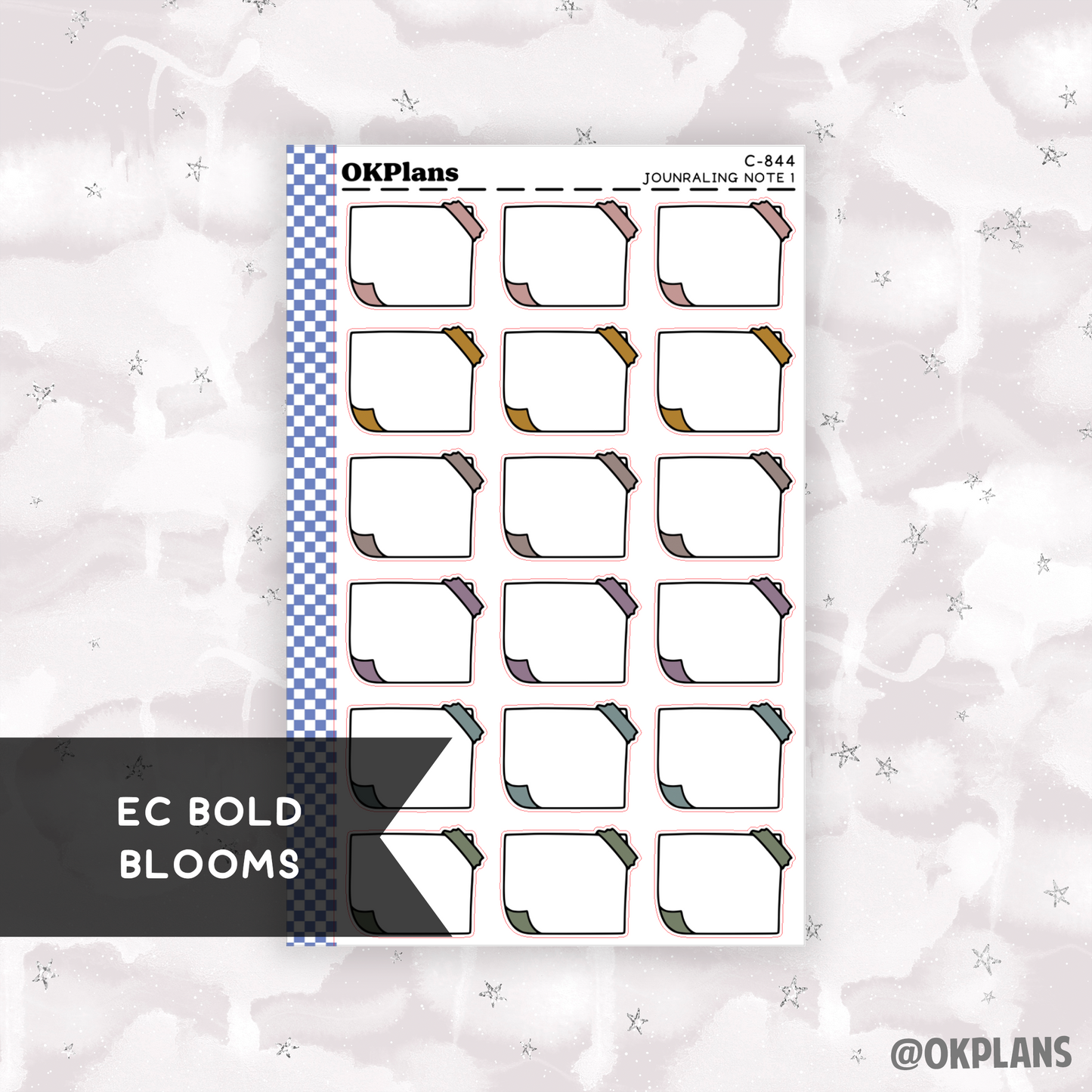 Journaling Note 1 // Printable // Multicolor Functional