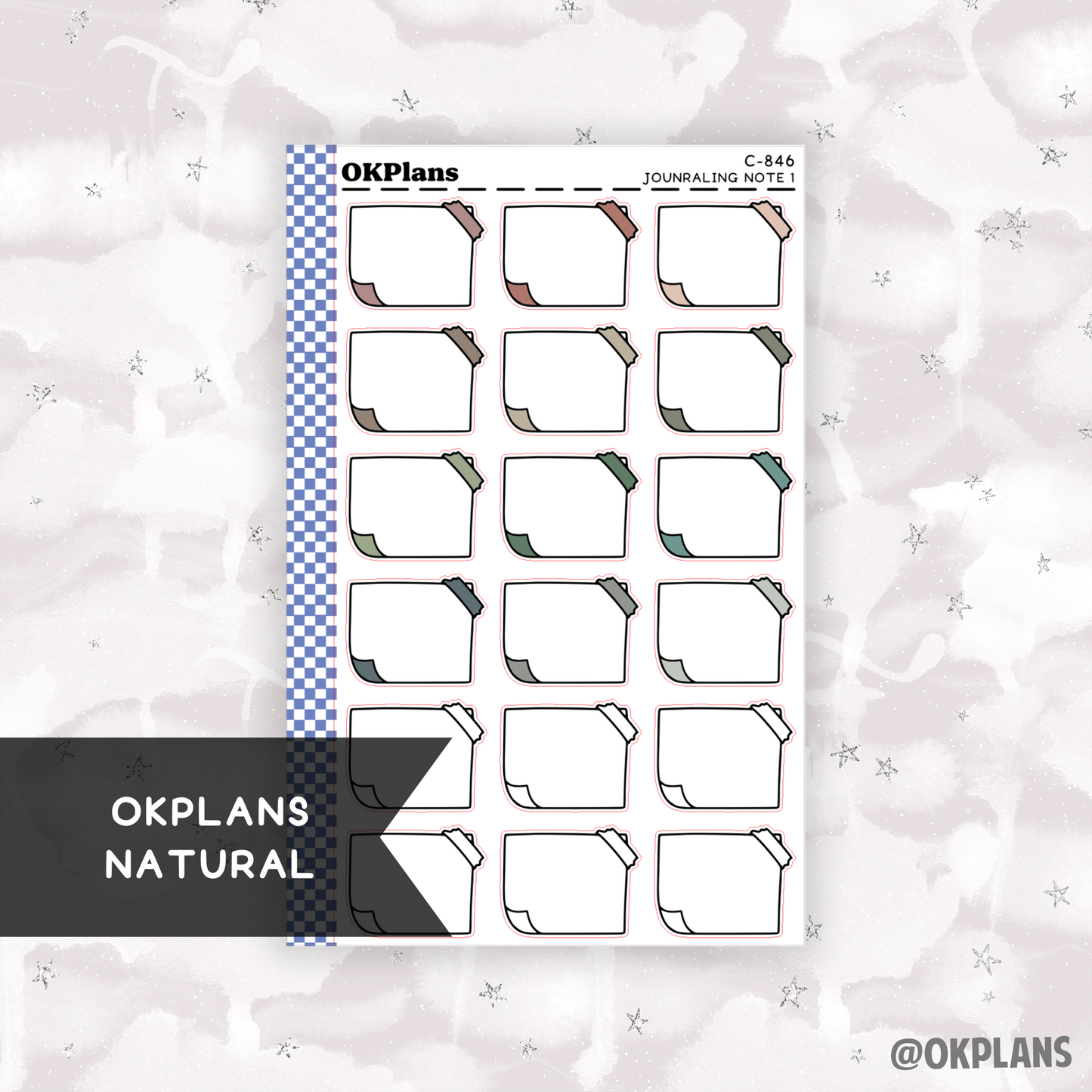 Journaling Note 1 // Printable // Multicolor Functional