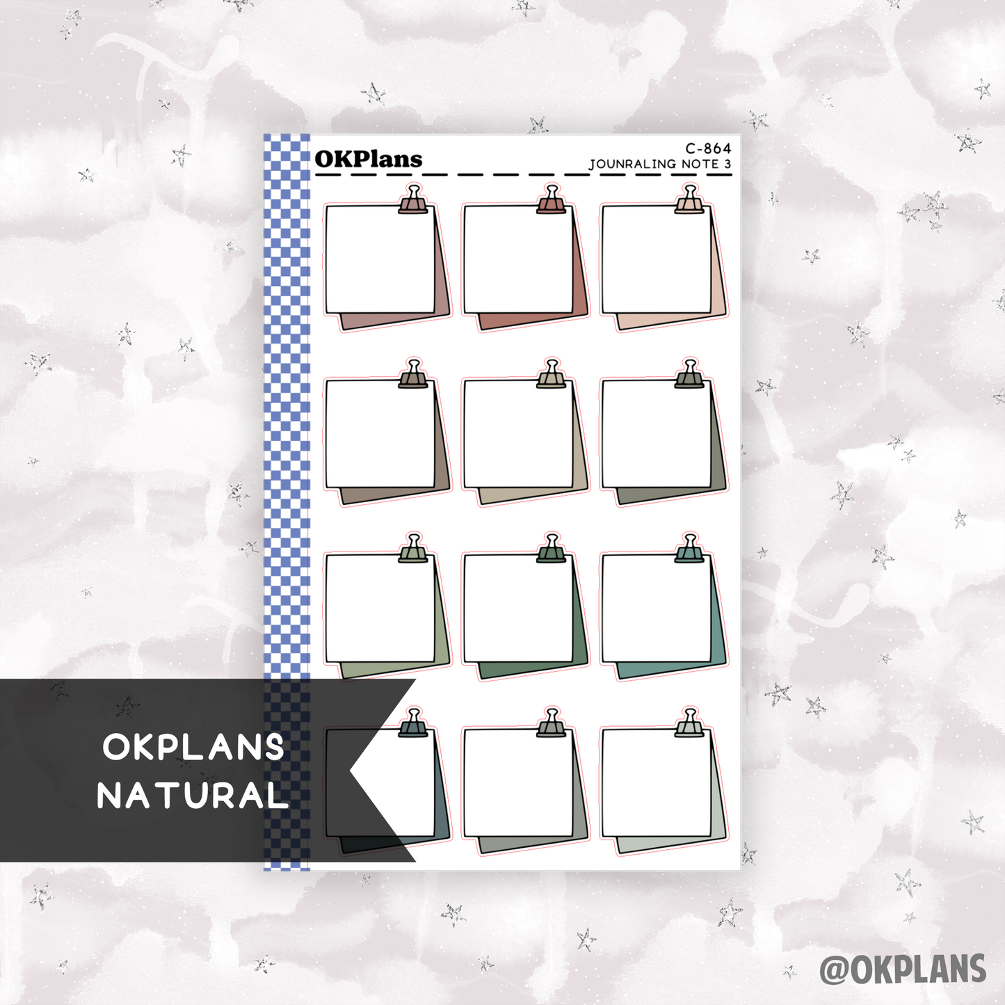 Journaling Note 3 // Printable // Multicolor Functional