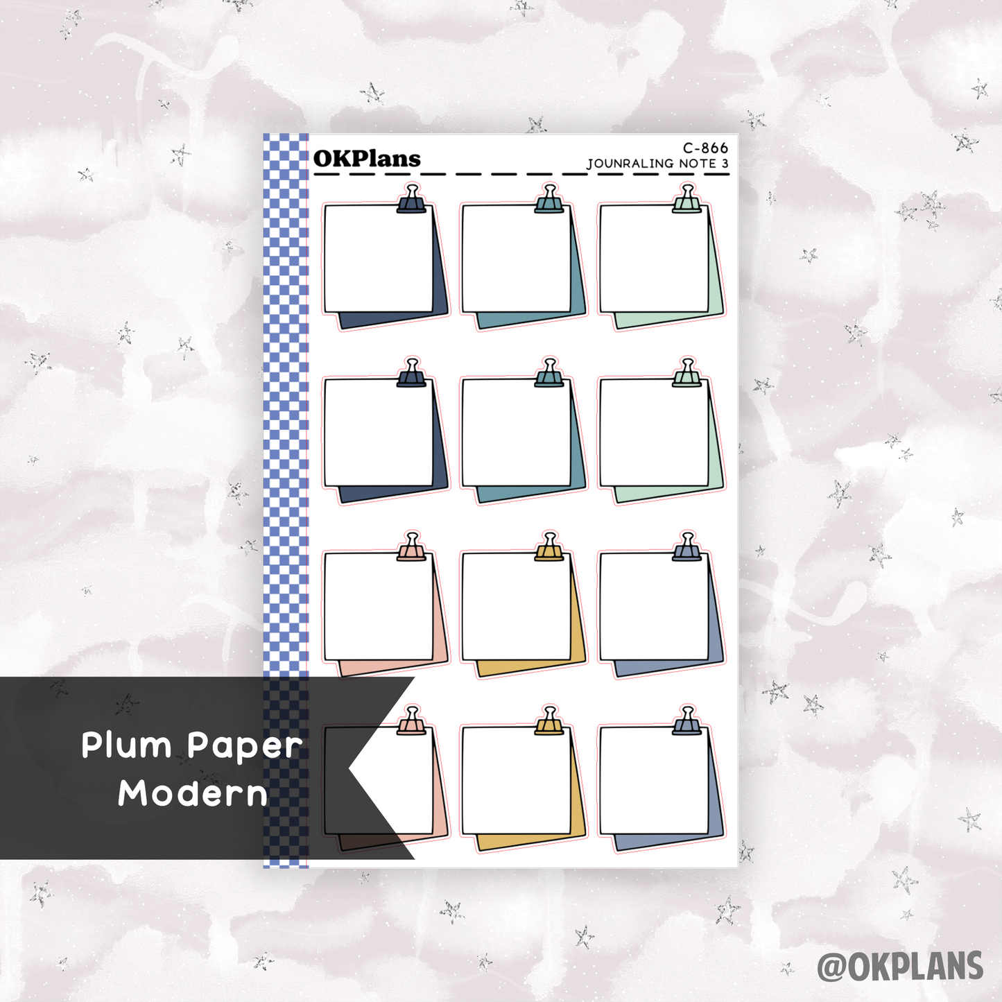 Journaling Note 3 // Printable // Multicolor Functional