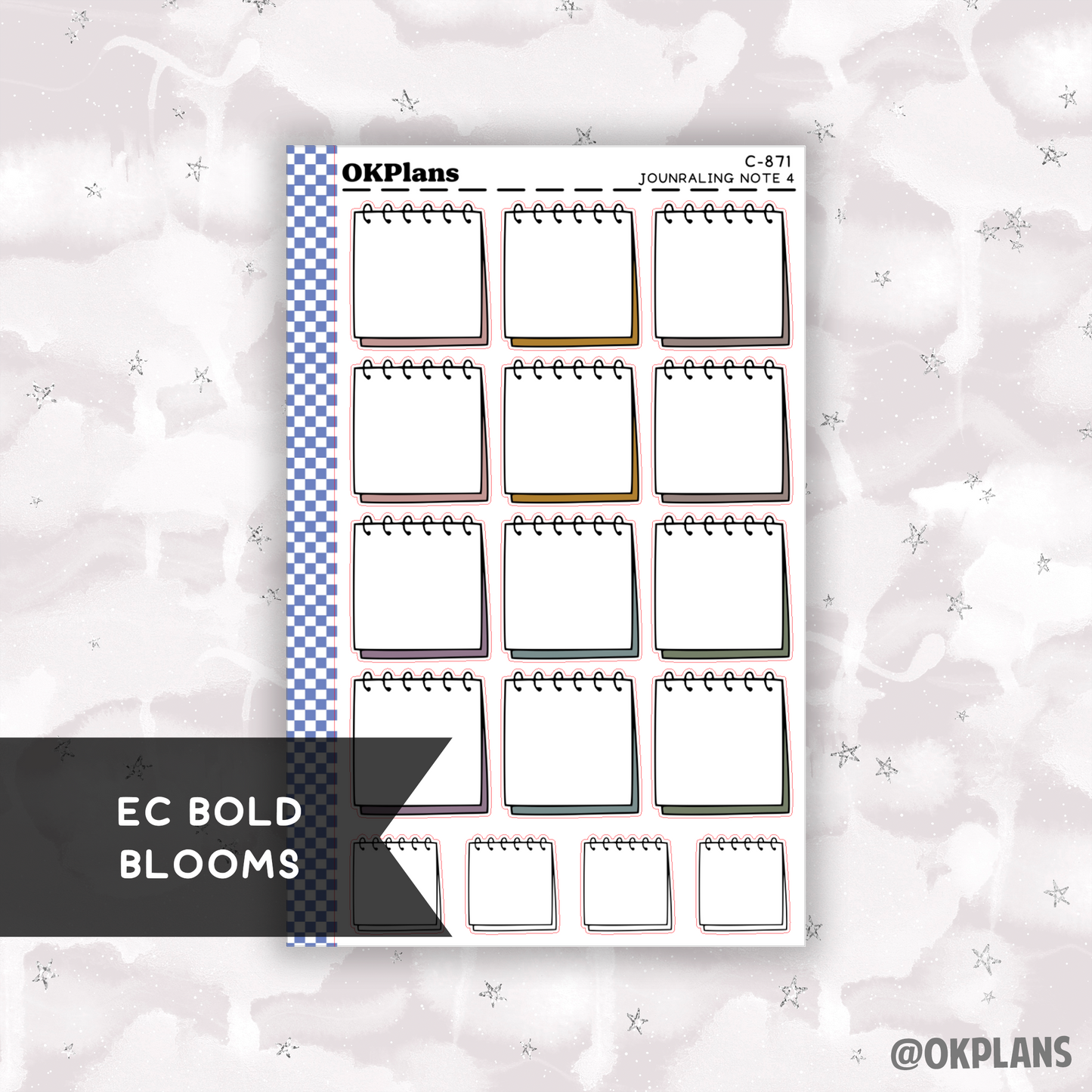 Journaling Note 4 // Printable // Multicolor Functional