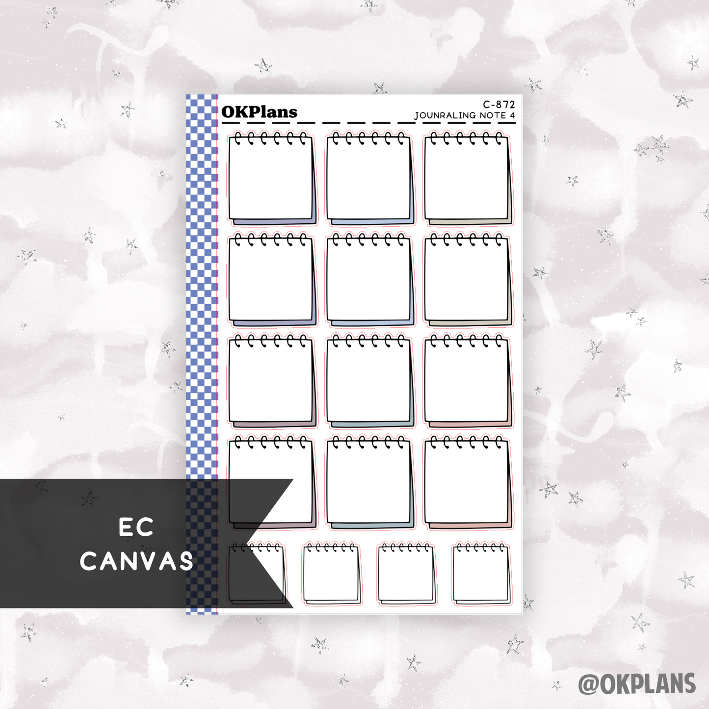 Journaling Note 4 // Printable // Multicolor Functional
