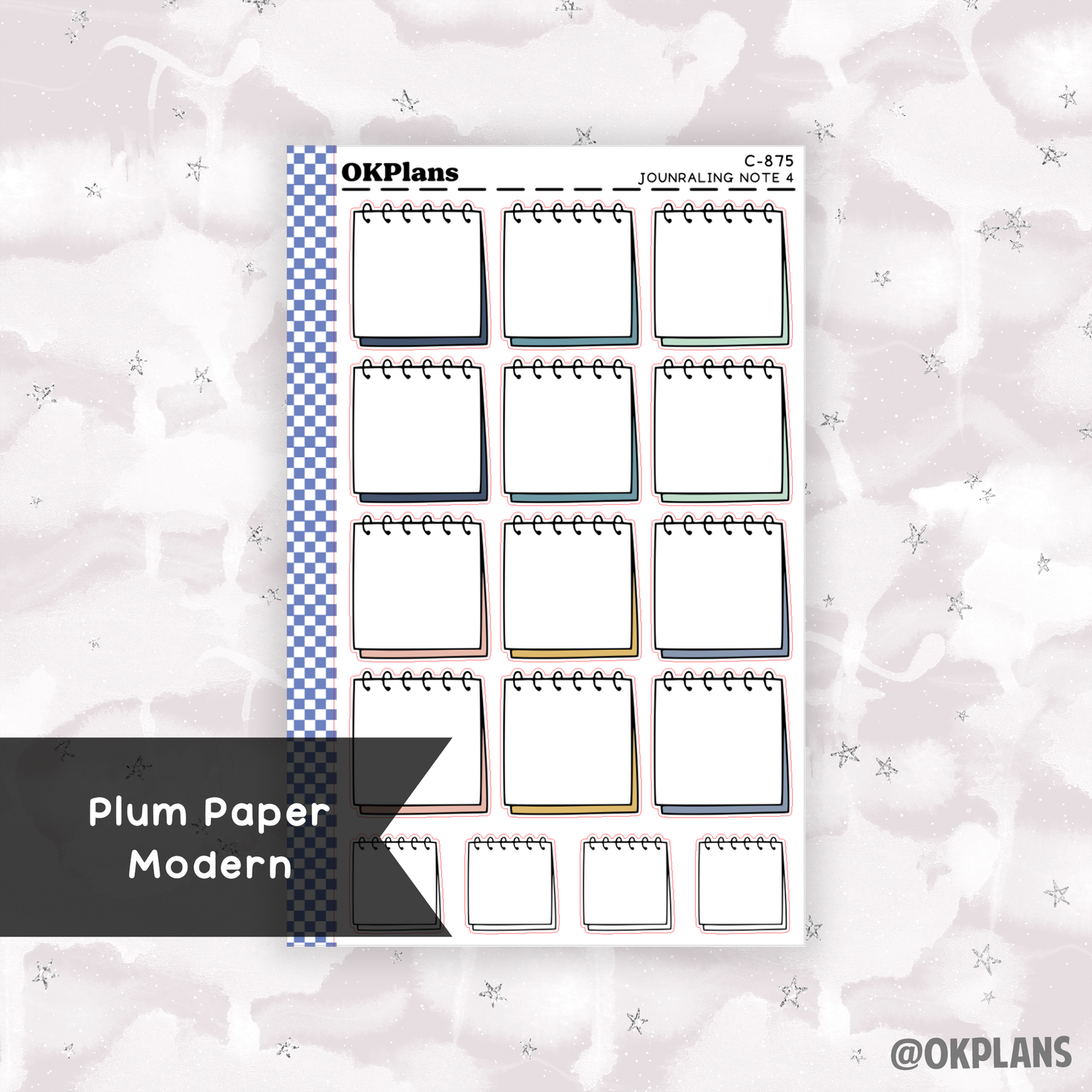 Journaling Note 4 // Printable // Multicolor Functional