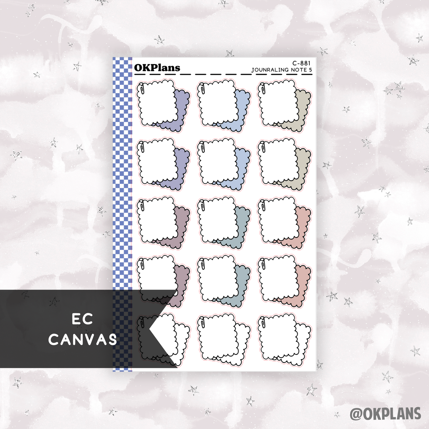 Journaling Note 5 // Printable // Multicolor Functional
