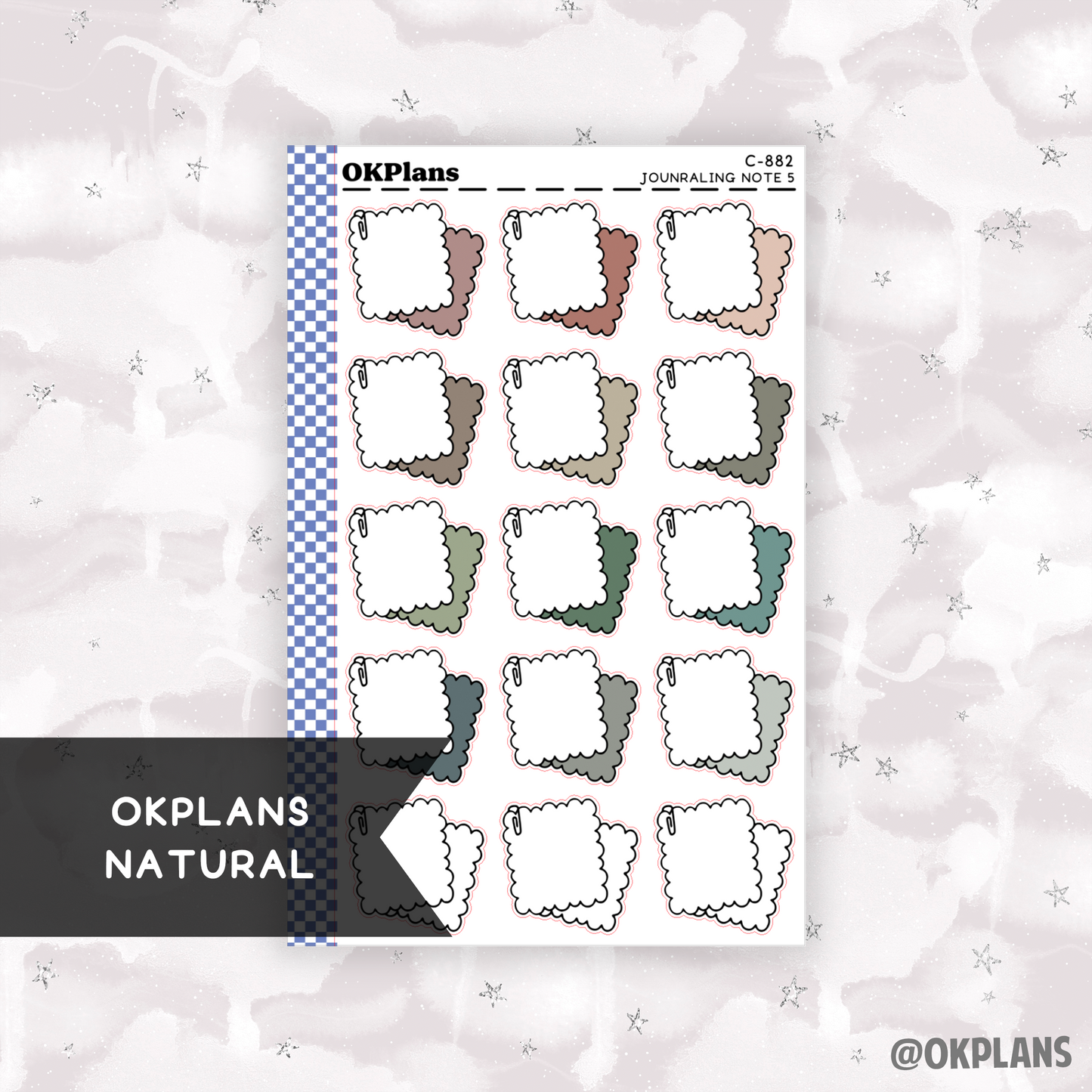 Journaling Note 5 // Printable // Multicolor Functional