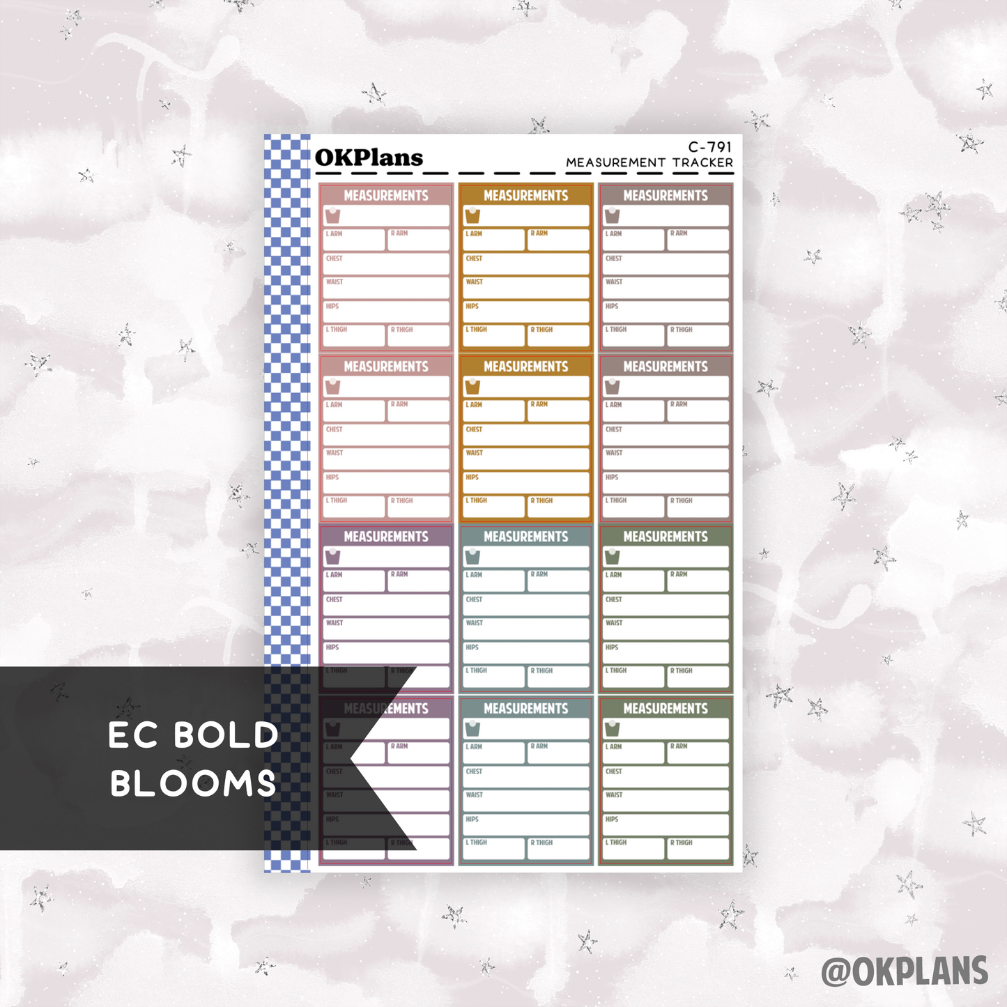 Measurement Tracker // Multicolor Functional