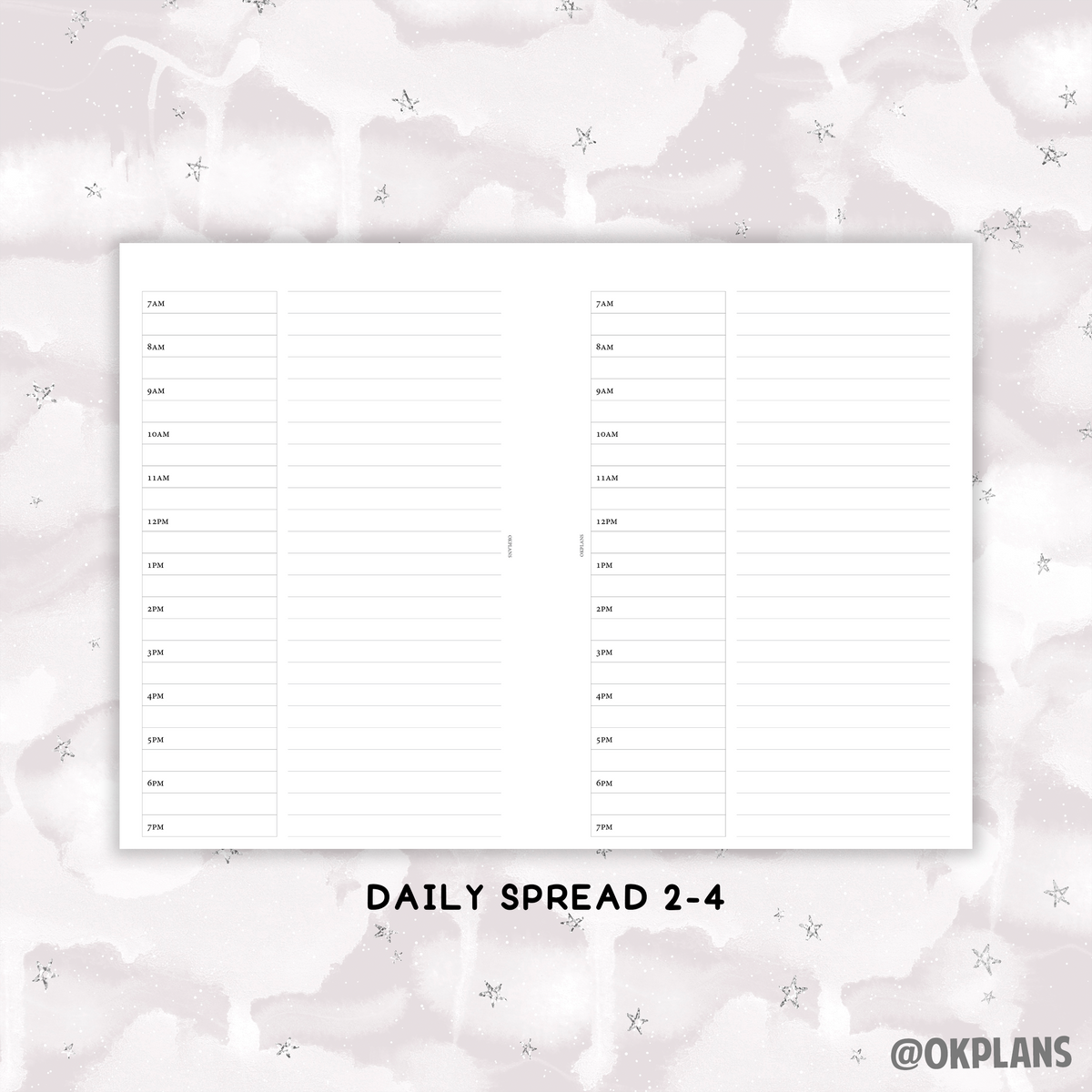 Personal Wide Functional + Daily Planner // Digital Download