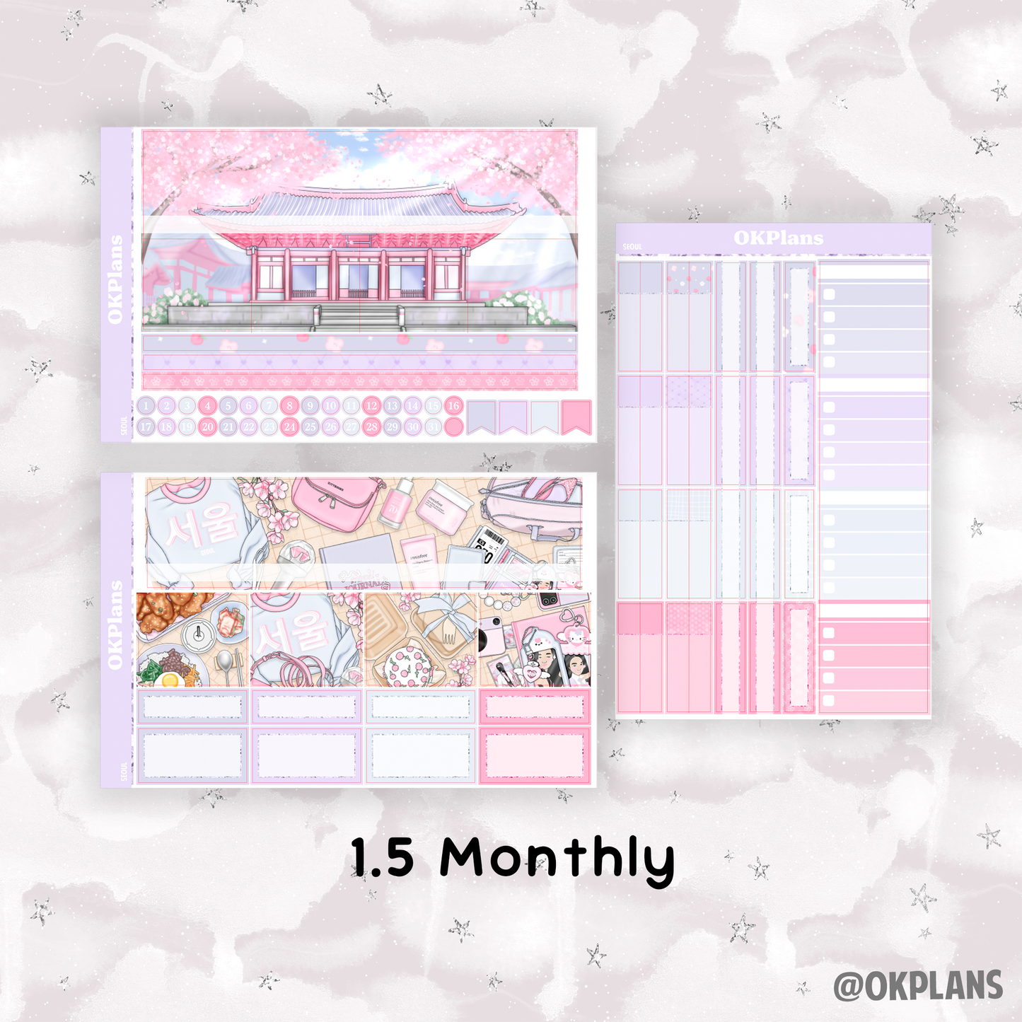 Seoul // Monthly Kit // Printable