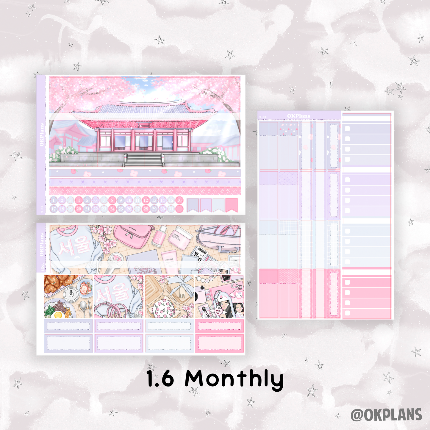 Seoul // Monthly Kit // Printable