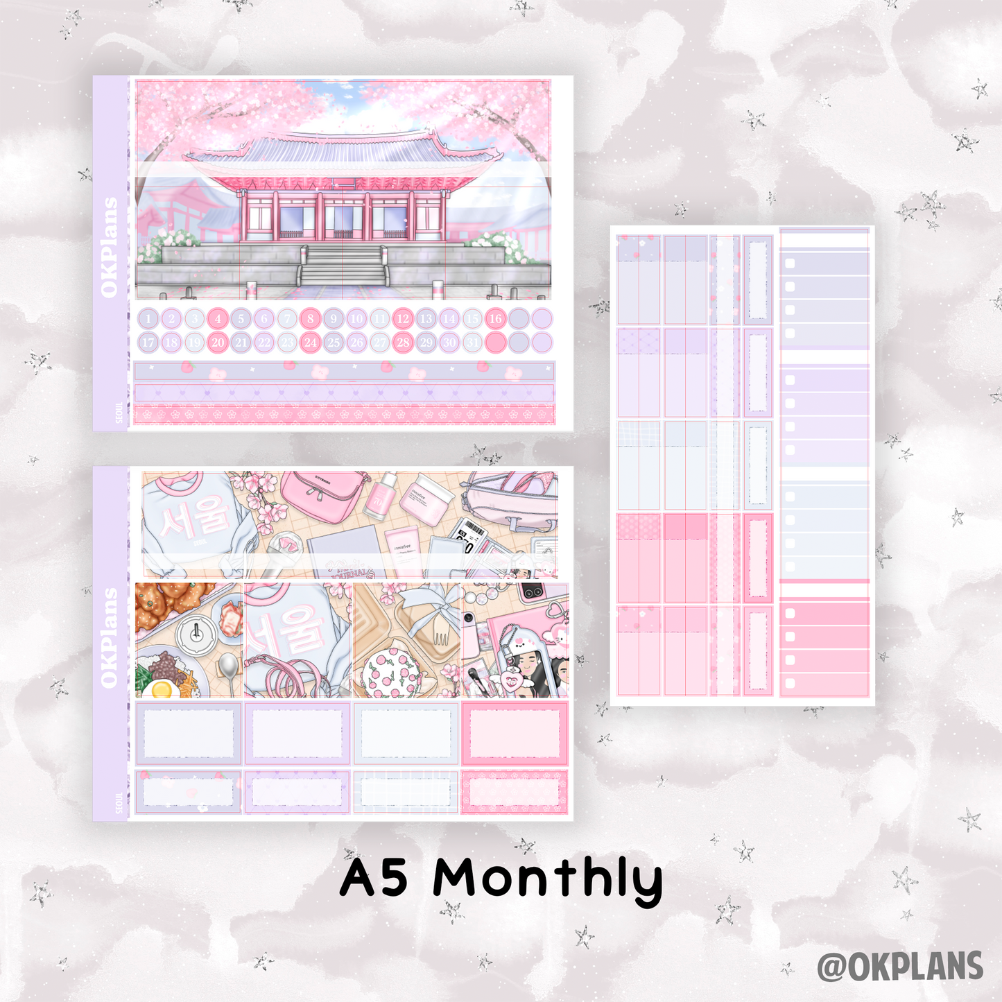 Seoul // Monthly Kit // Printable