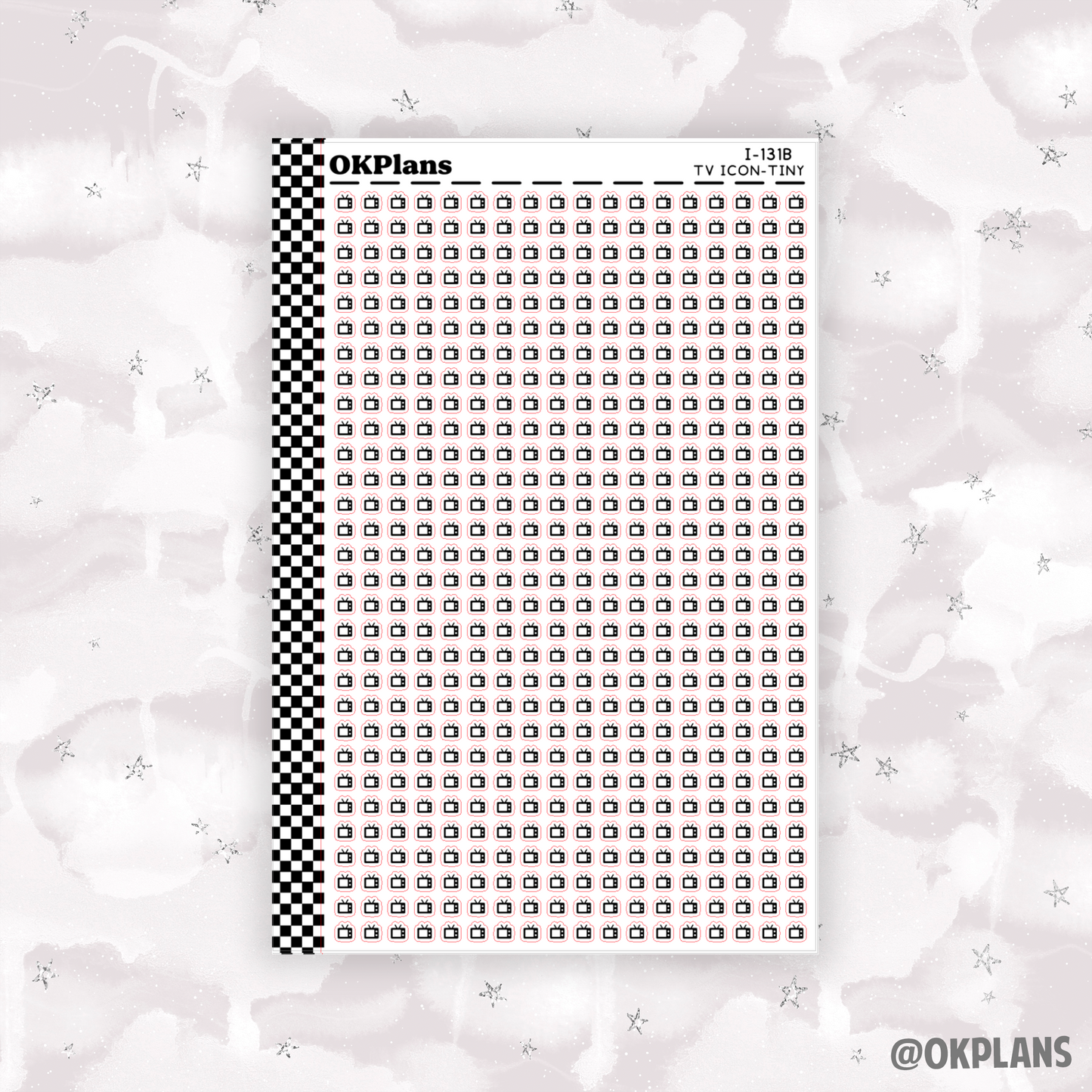 TV // I-131 // Foiled Icons