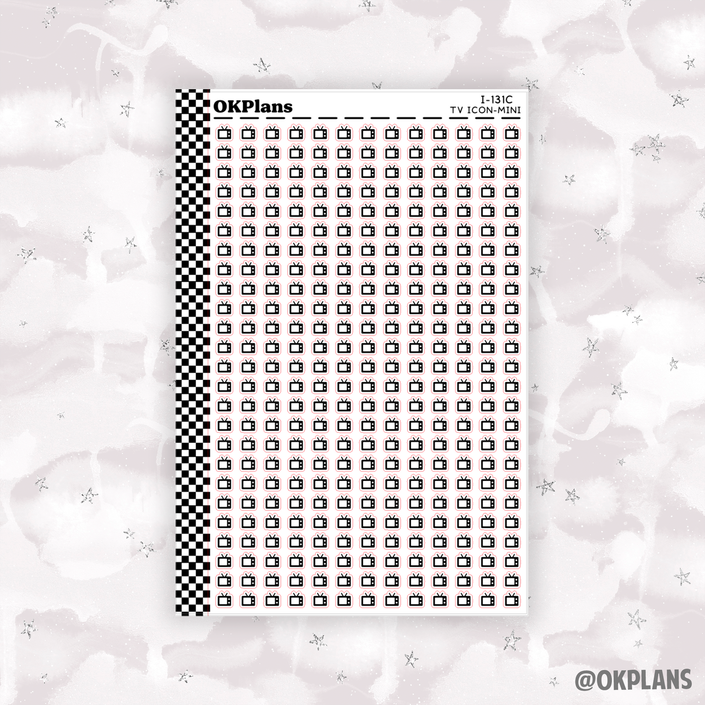 TV // I-131 // Foiled Icons