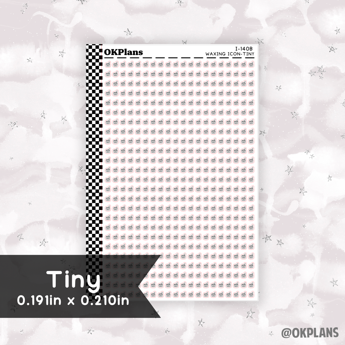 Waxing // Printable // I-140 // Icons