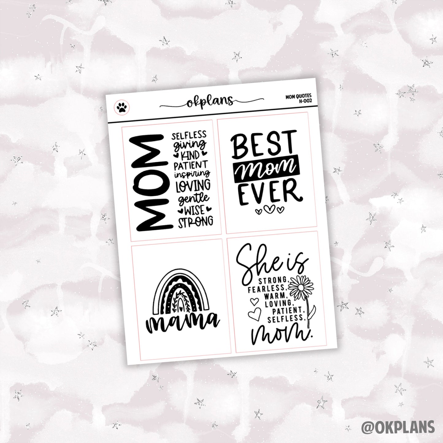 Mom Overlay // 0166 // Foiled