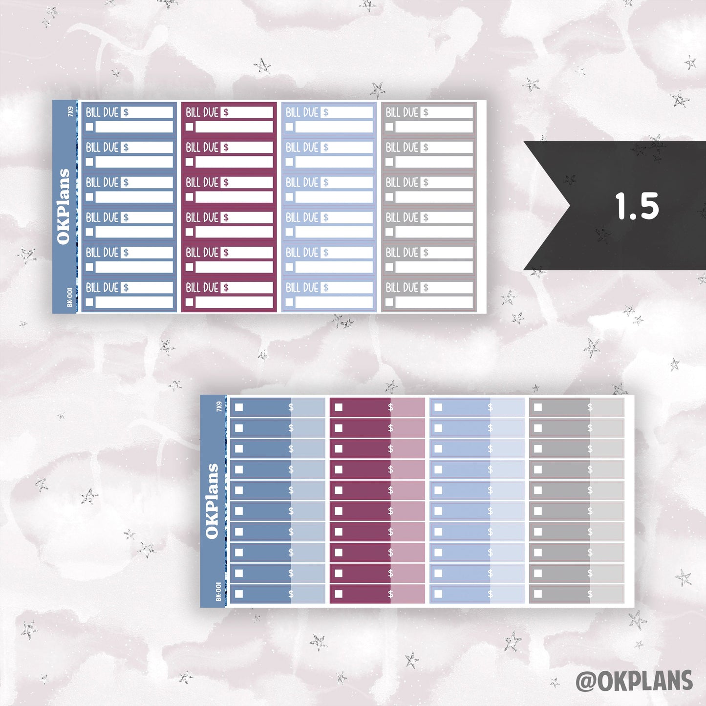 BK-001 // 7x9 // Printable // Budget Kit