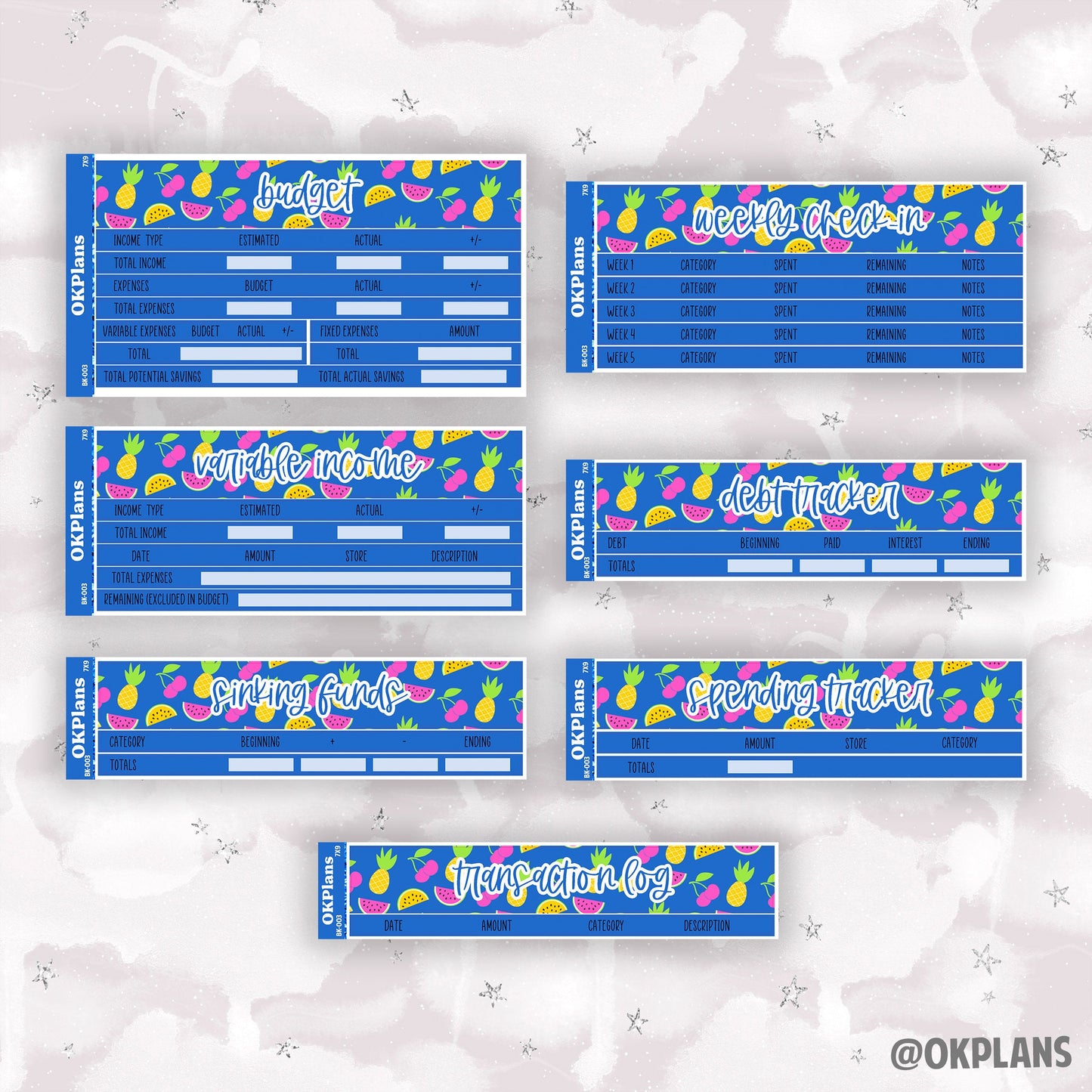 BK-003 // 7x9 // Printable // Budget Kit