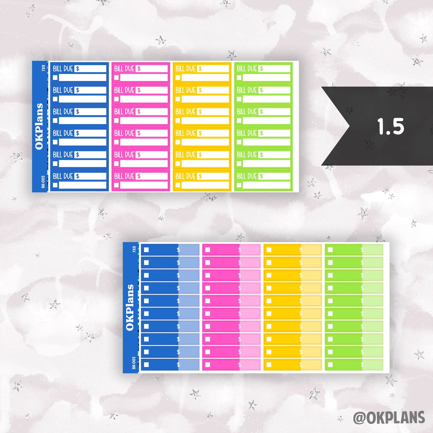 BK-003 // 7x9 // Printable // Budget Kit