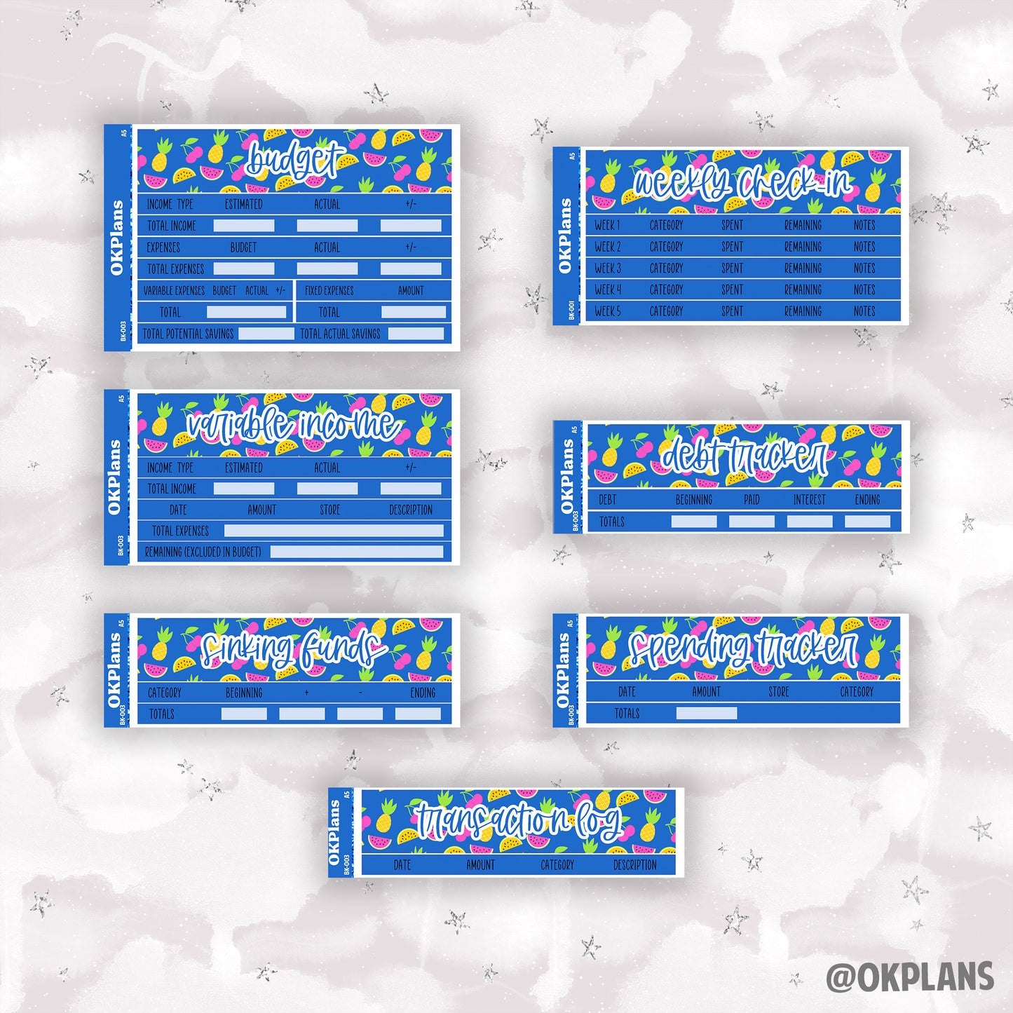 BK-003 // A5 // Printable // Budget Kit