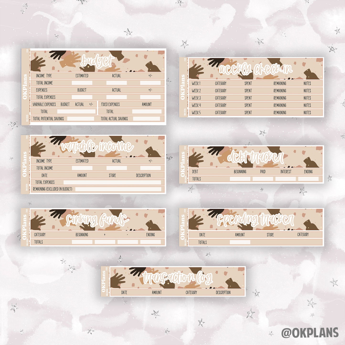 BK-006 // 7x9 // Printable // Budget Kit
