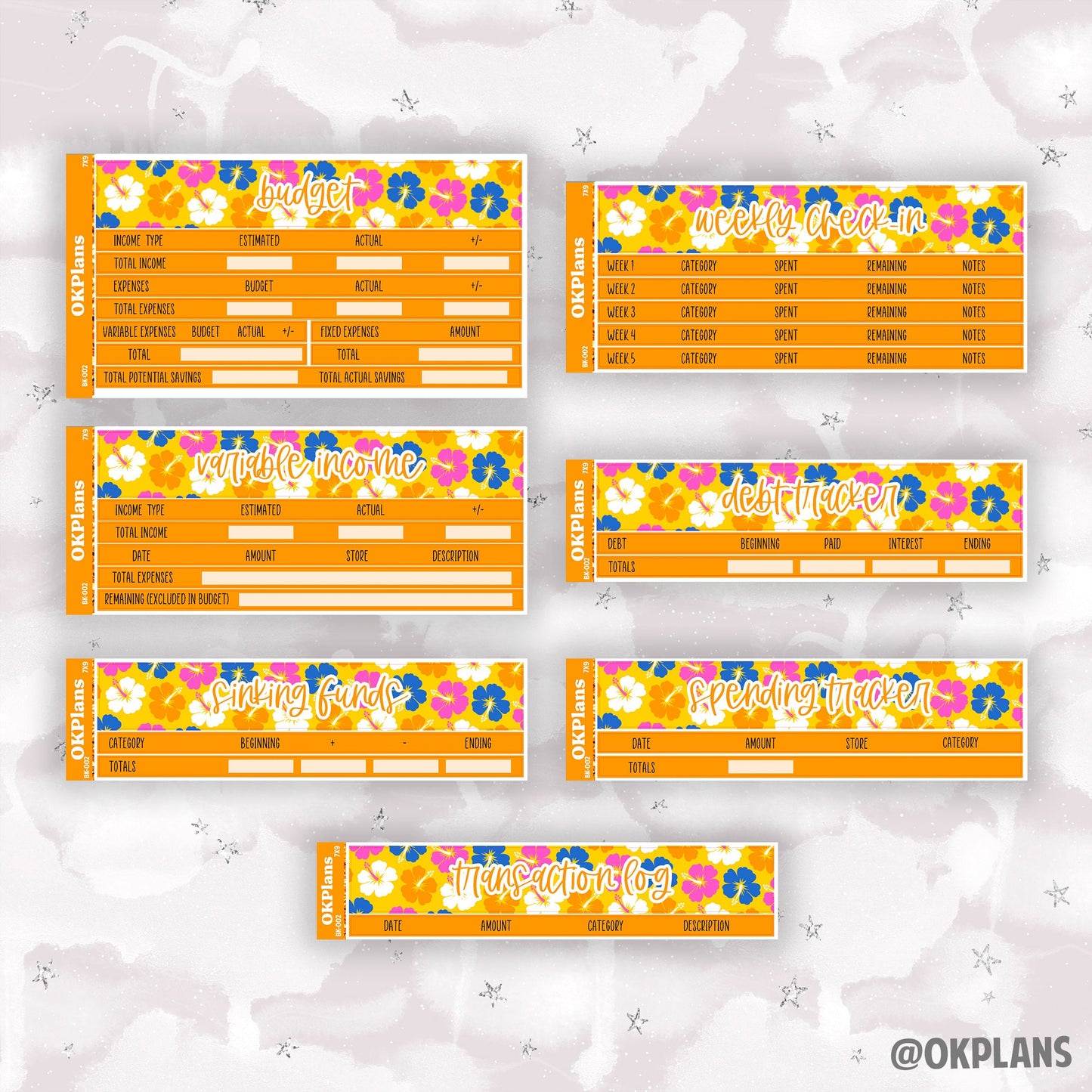 BK-002 // 7x9 // Printable // Budget Kit