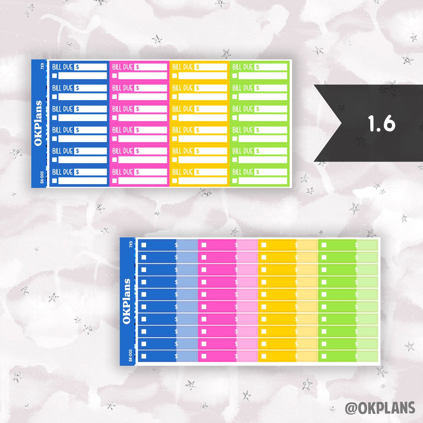 BK-003 // 7x9 // Printable // Budget Kit