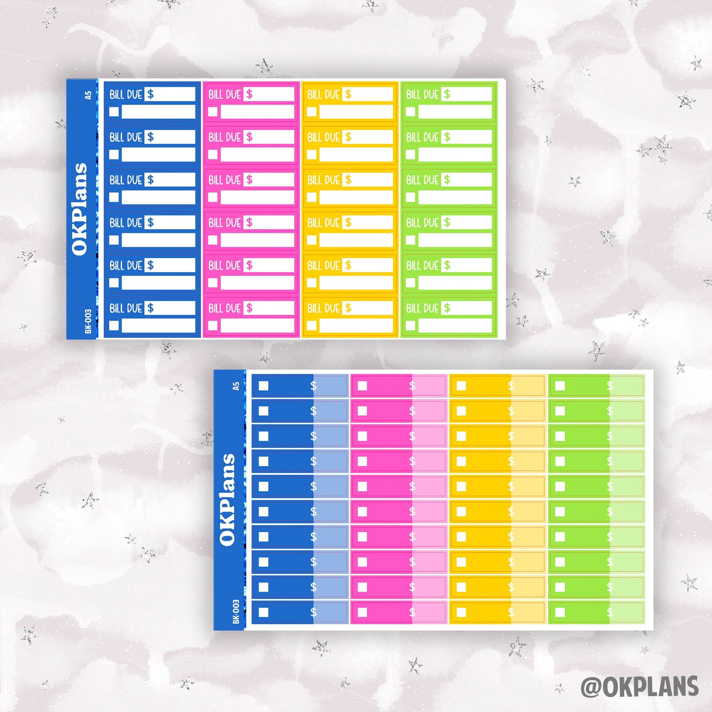 BK-003 // A5 // Printable // Budget Kit