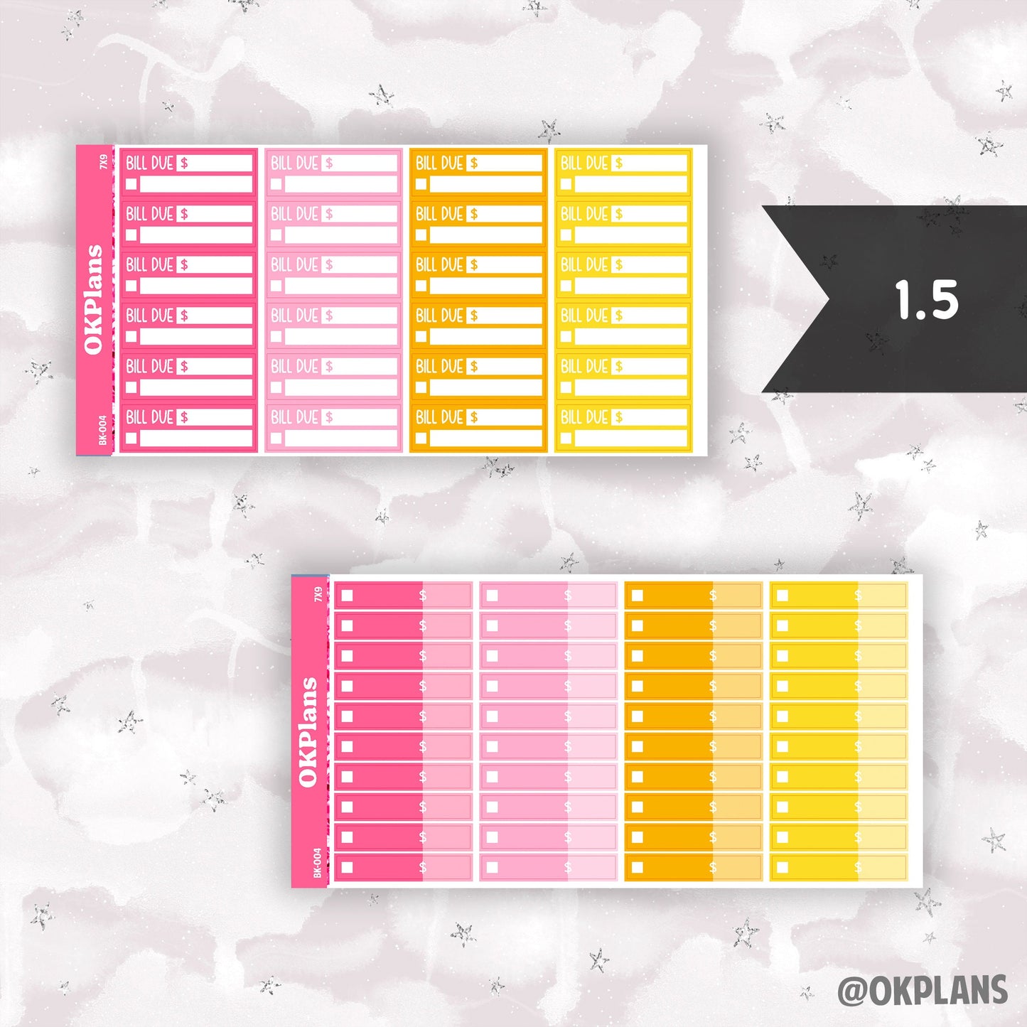 BK-004 // 7x9 // Printable // Budget Kit