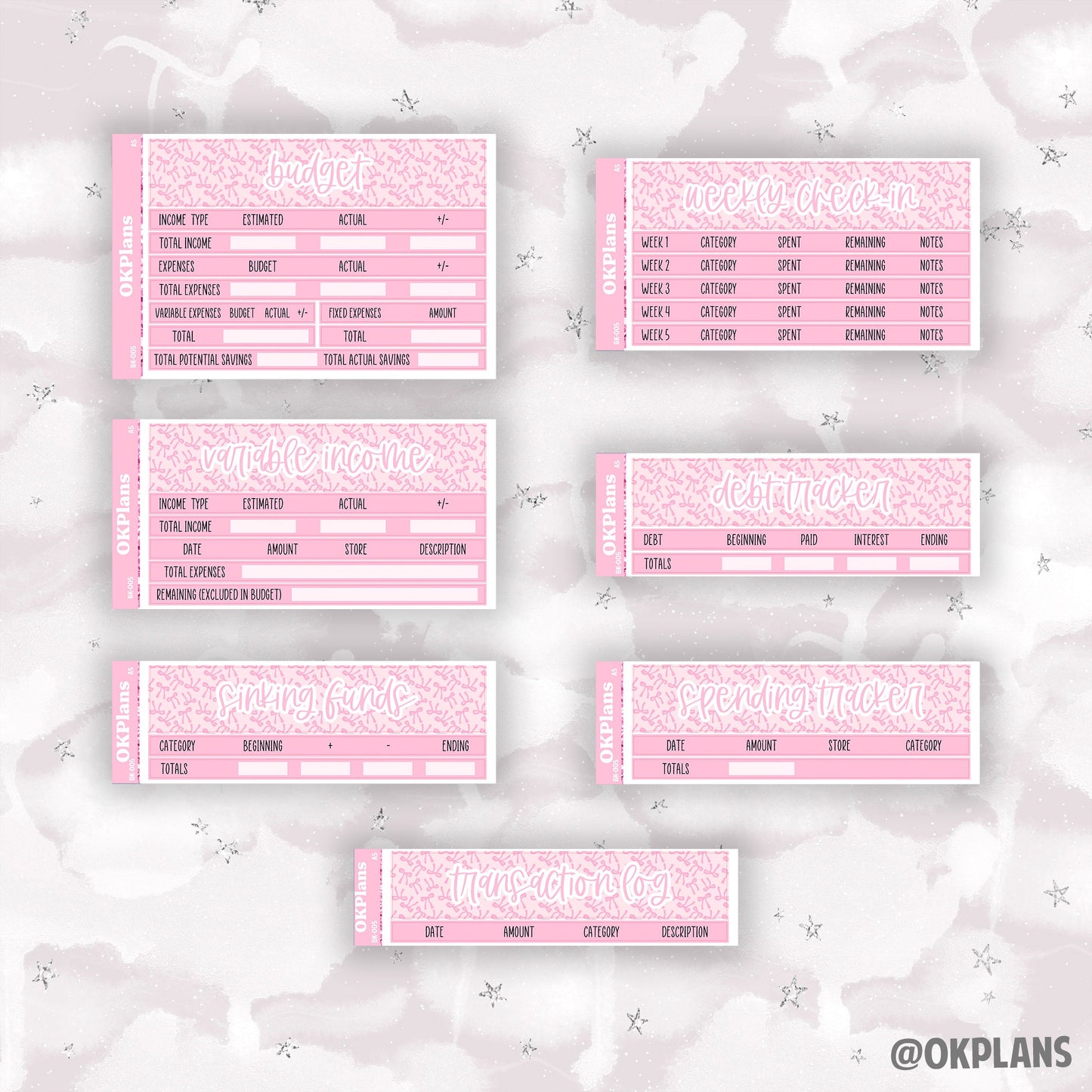 BK-005 // A5 // Printable // Budget Kit