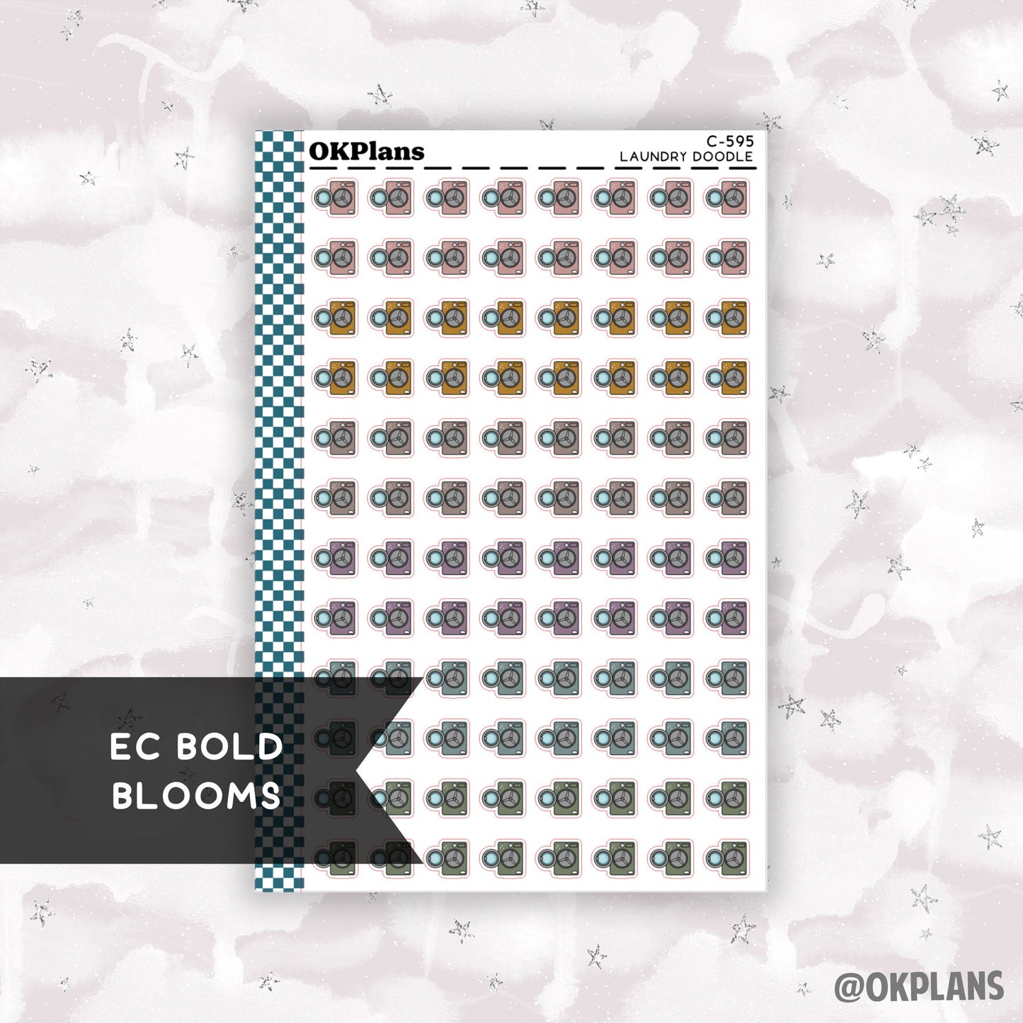 Laundry // EC Bold Blooms // C-595 // Functional Doodle