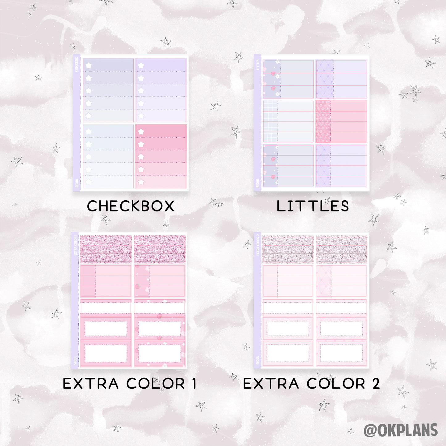 Seoul // Printable // Weekly Kit