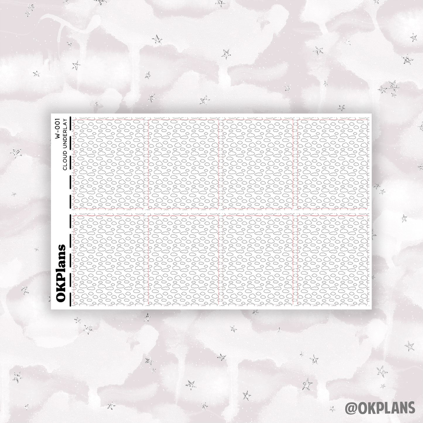 Cloud Underlay // W-001 // Foiled