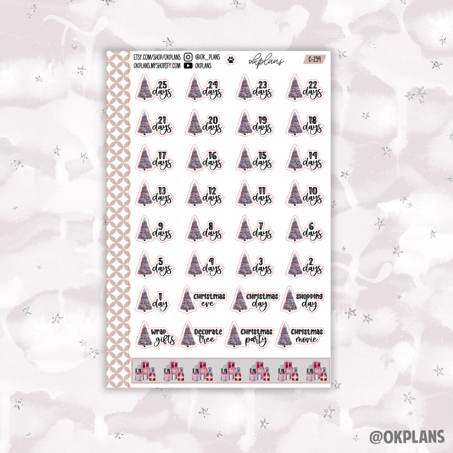 Christmas Countdown // Functional Doodle