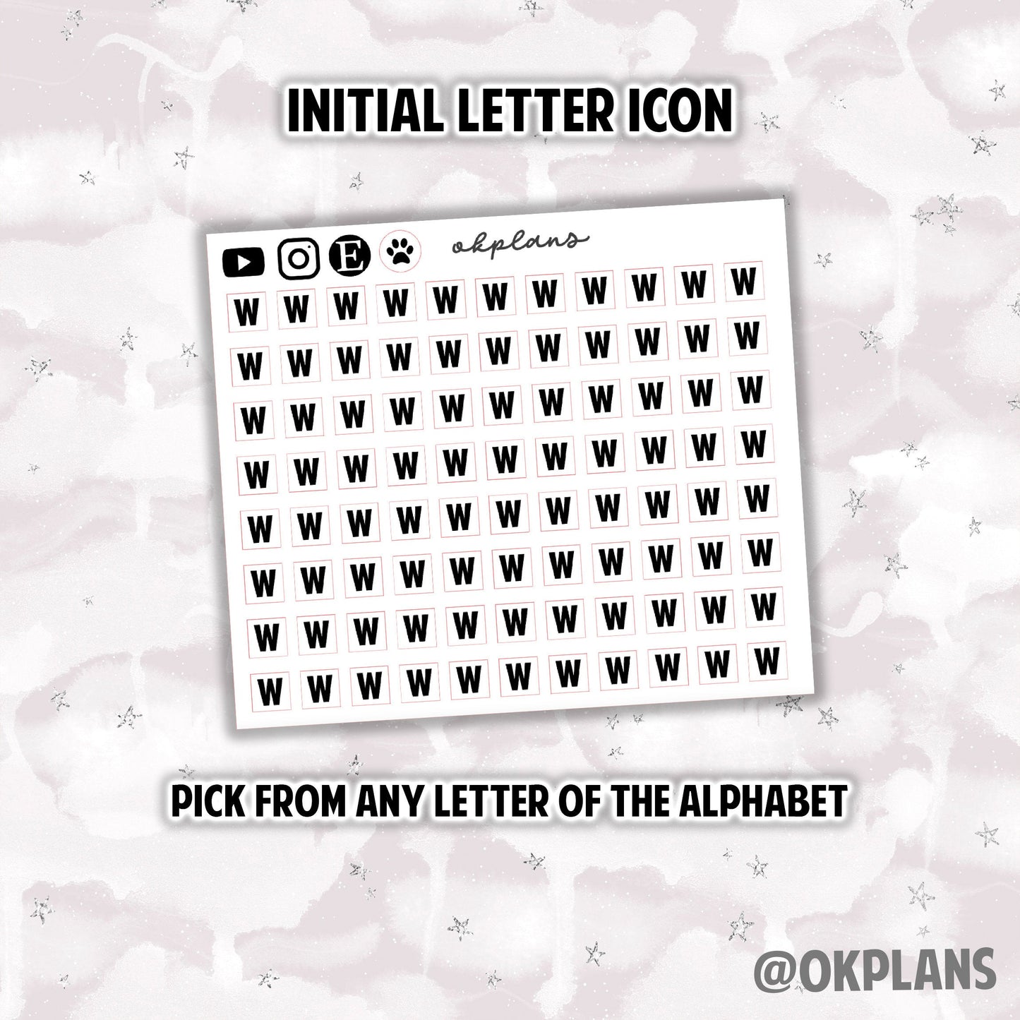 CUSTOM Initial Letter // Foiled